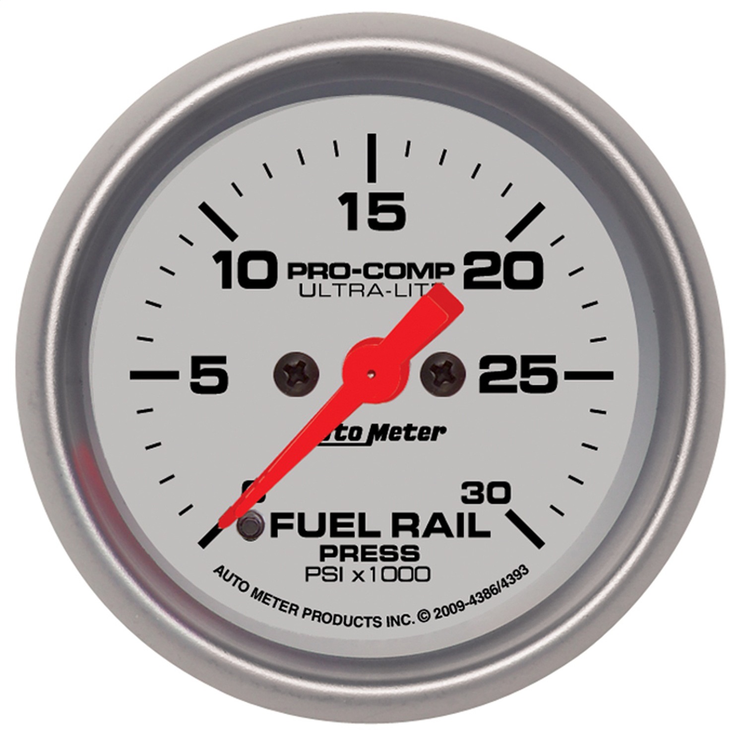 Auto Meter Auto Meter 4393 Ultra-Lite; Fuel Rail Pressure Gauge
