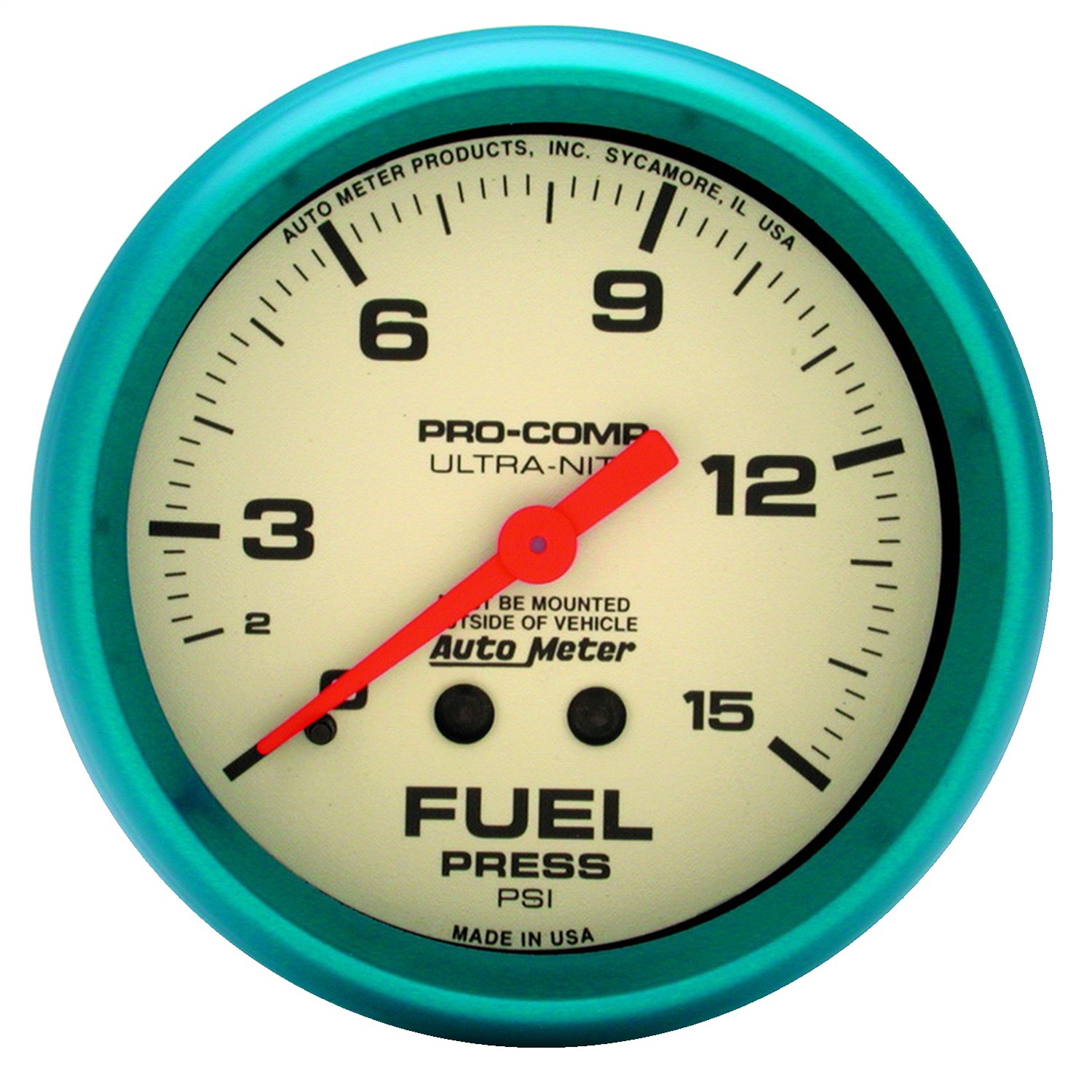 Auto Meter Auto Meter 4211 Ultra-Nite; Fuel Pressure Gauge