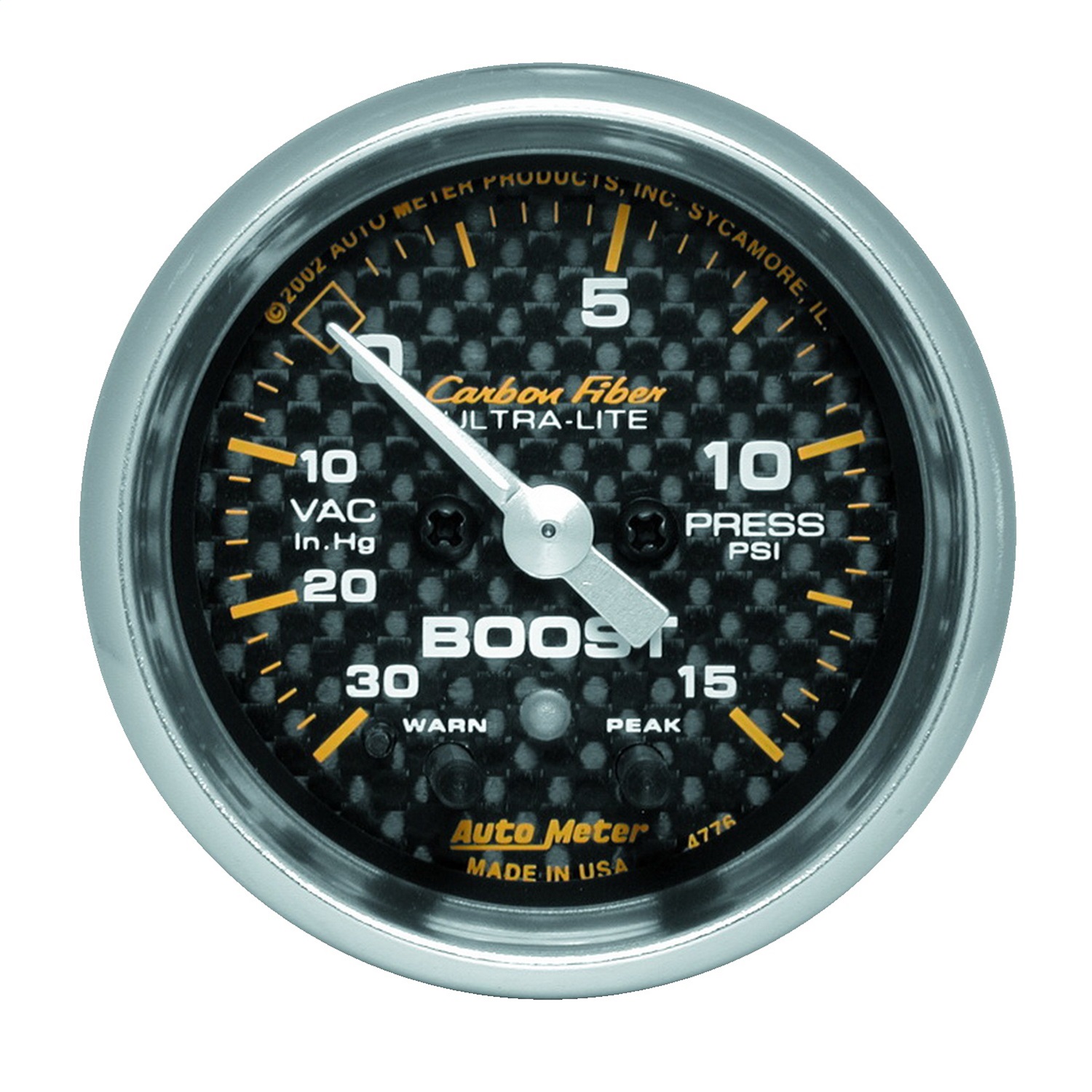 Sell AutoMeter 4776 Carbon Fiber Electric Boost/Vacuum Gauge in