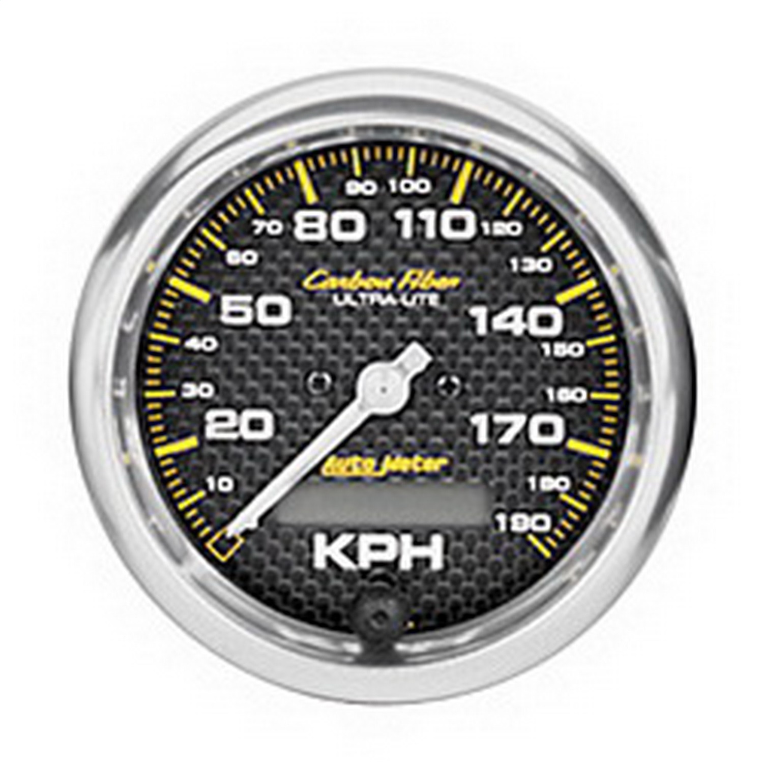 Auto Meter Auto Meter 4787-M Carbon Fiber; In-Dash Electric Speedometer