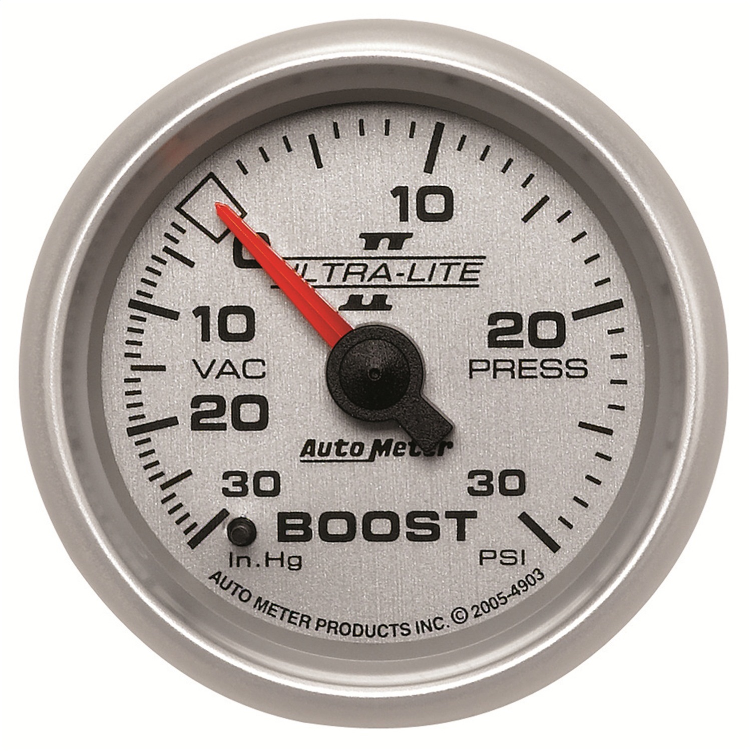 Auto Meter Auto Meter 4903 Ultra-Lite II; Mechanical Boost/Vacuum Gauge