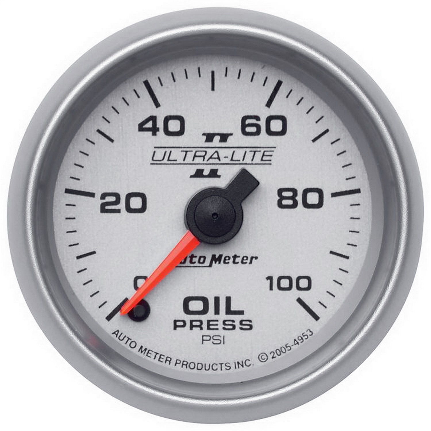Auto Meter Auto Meter 4953 Ultra-Lite II; Electric Oil Pressure Gauge