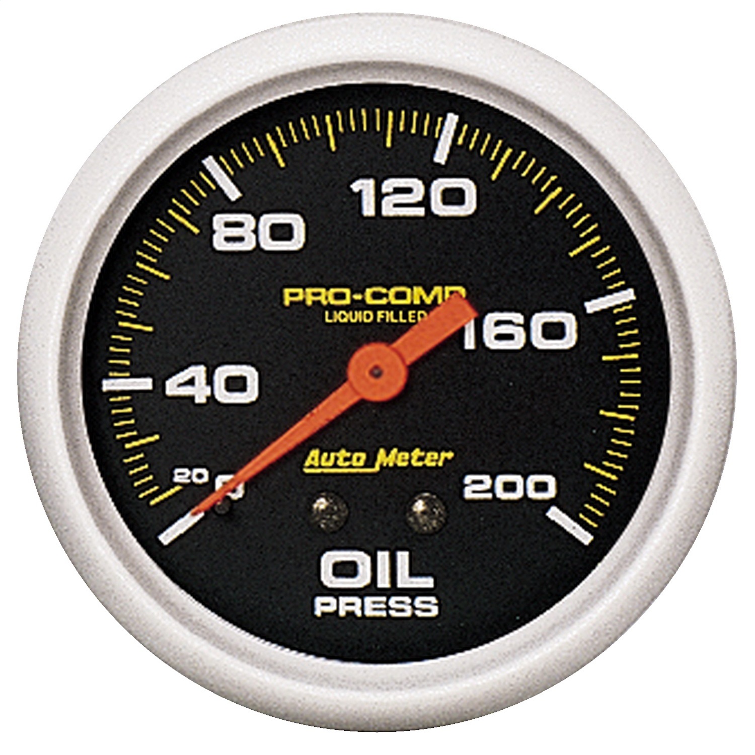 Auto Meter Auto Meter 5422 Pro-Comp; Liquid-Filled Mechanical Oil Pressure Gauge