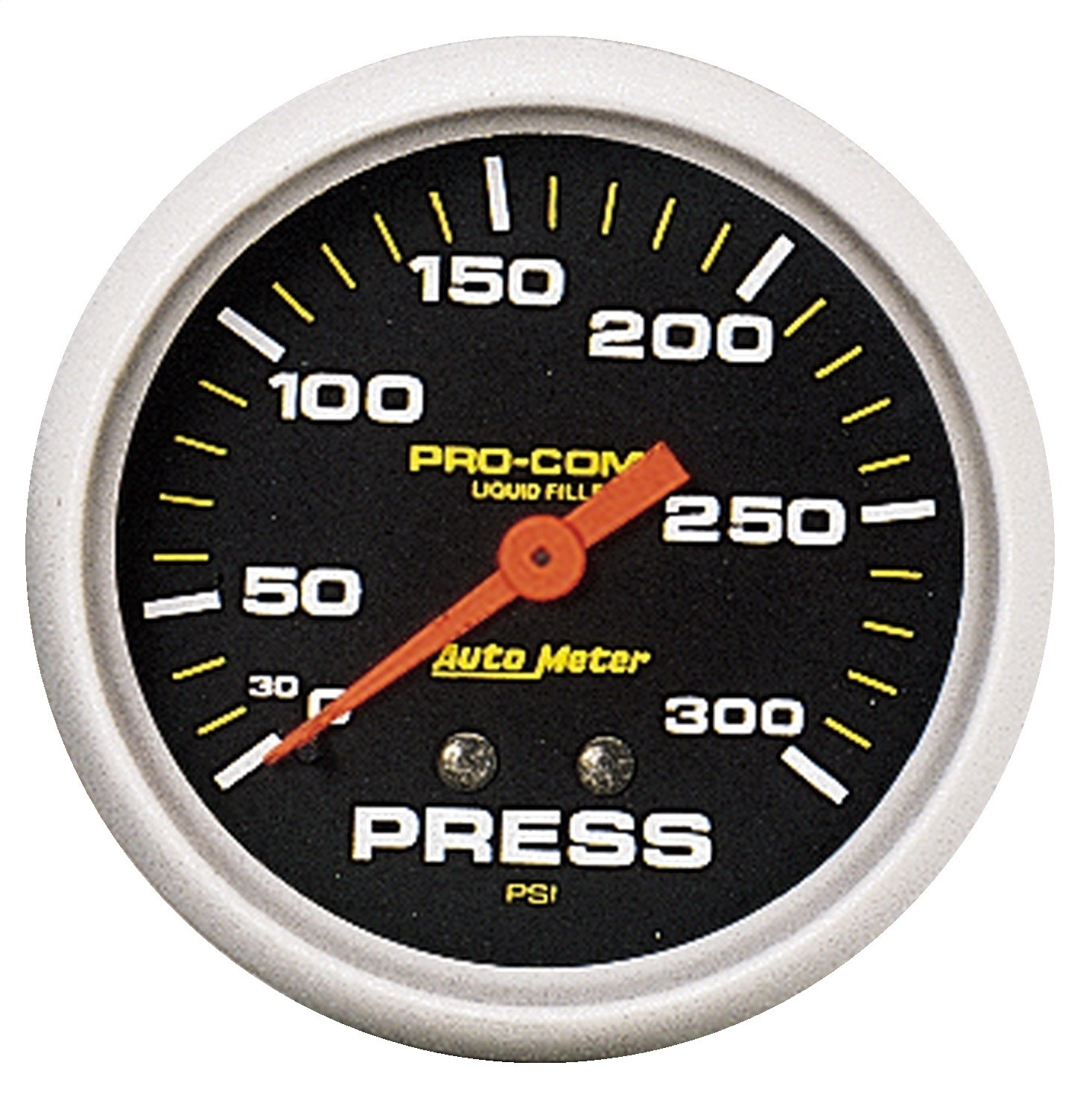 Auto Meter Auto Meter 5423 Pro-Comp; Liquid-Filled Mechanical Pressure Gauge