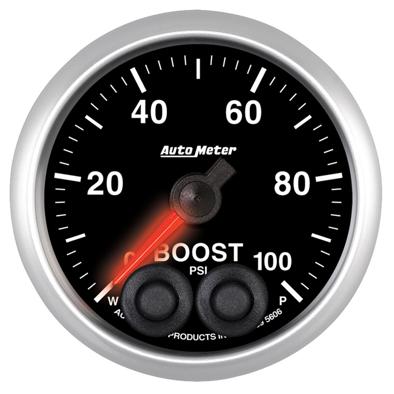 Auto Meter Auto Meter 5606 Elite Series; Boost Gauge