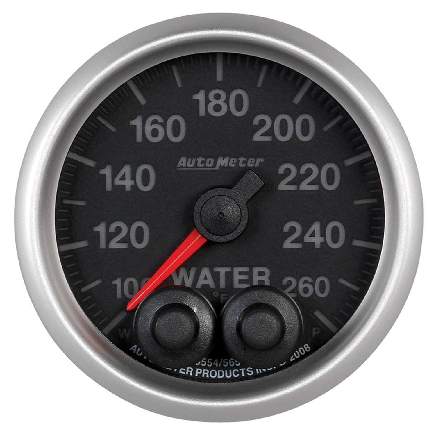Auto Meter Auto Meter 5654 Elite Series; Water Temperature Gauge