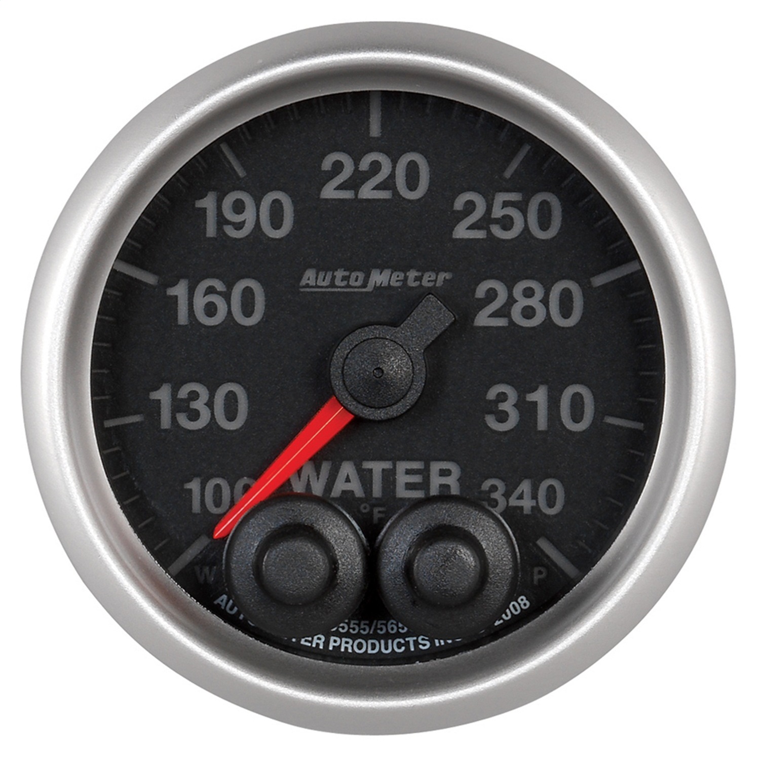 Auto Meter Auto Meter 5655 Elite Series; Water Temperature Gauge