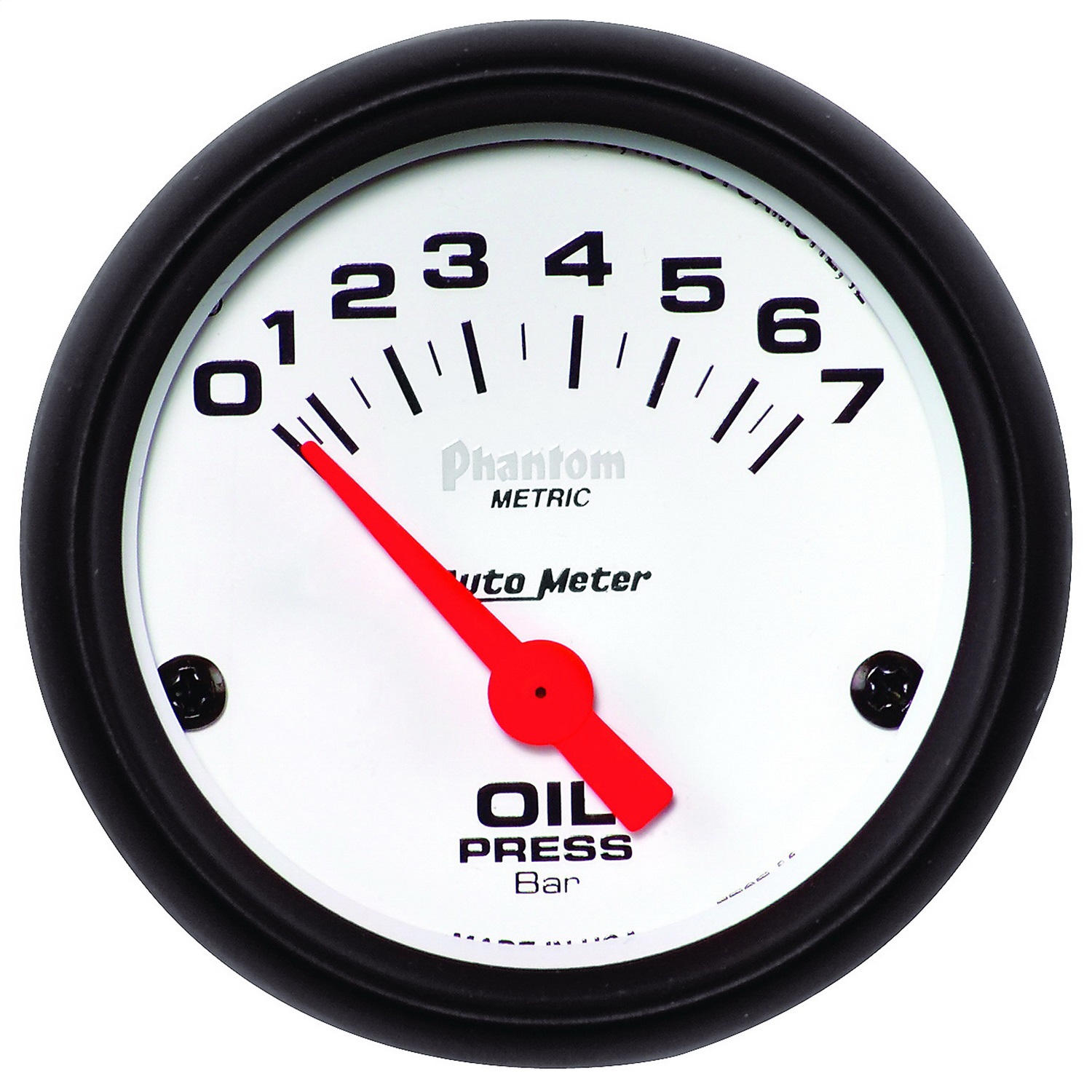 Auto Meter Auto Meter 5727-M Phantom; Electric Metric Oil Pressure Gauge