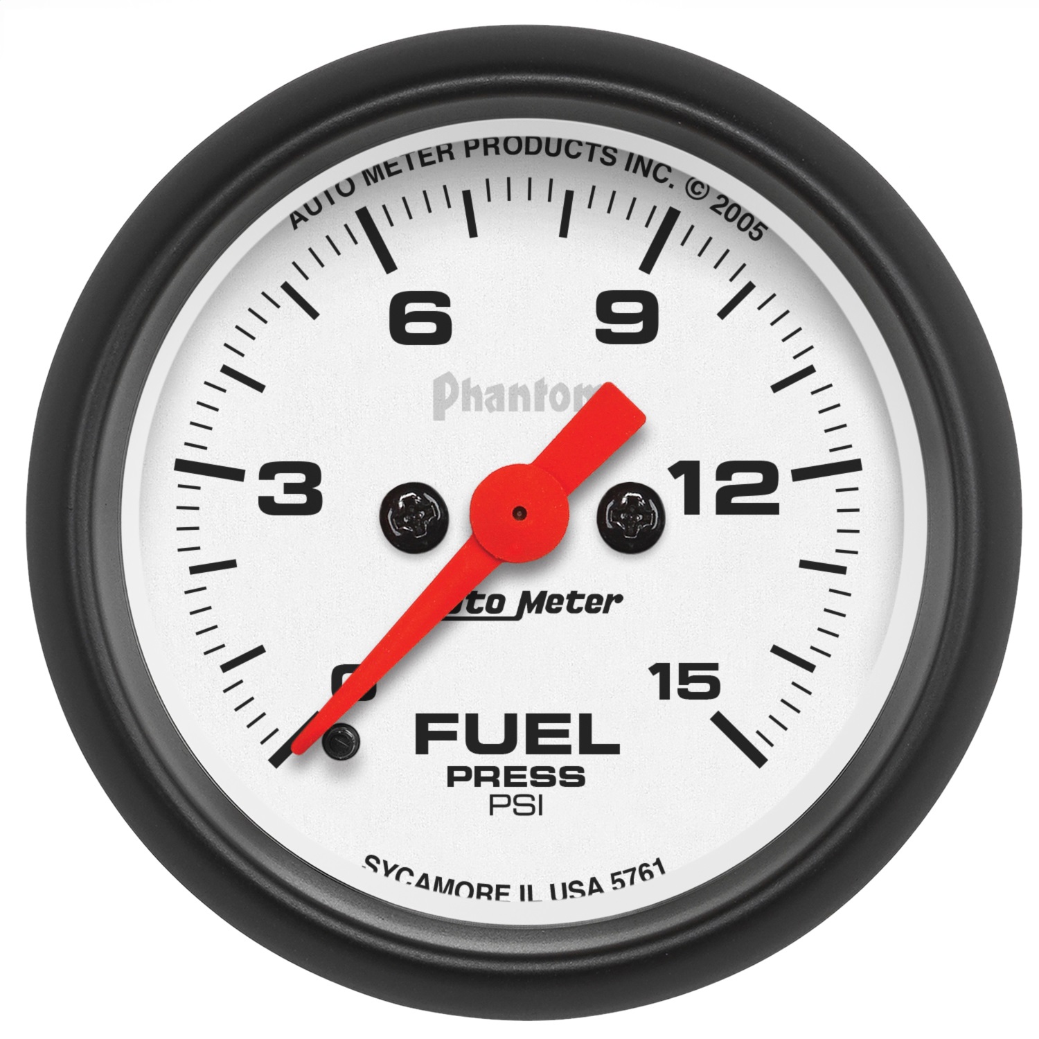 Auto Meter Auto Meter 5761 Phantom; Electric Fuel Pressure Gauge