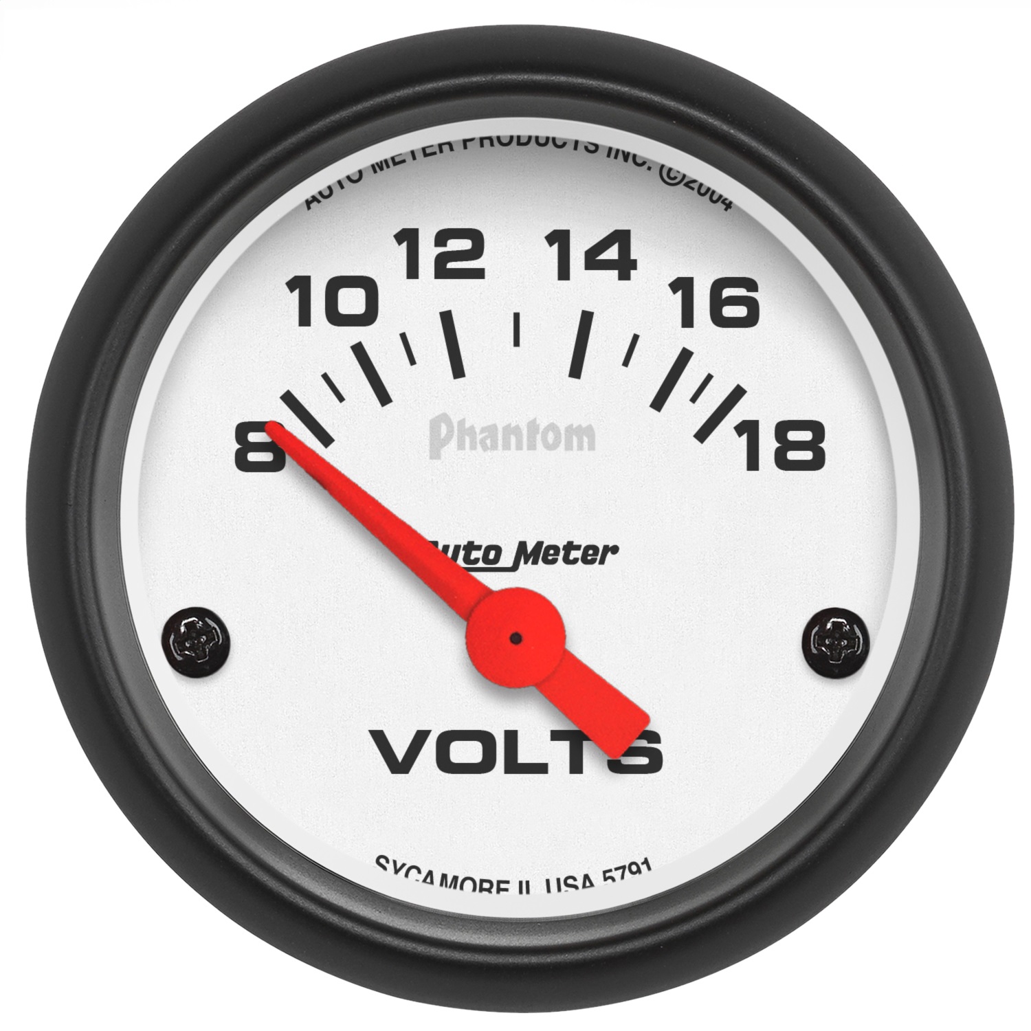 Auto Meter Auto Meter 5791 Phantom; Electric Voltmeter Gauge