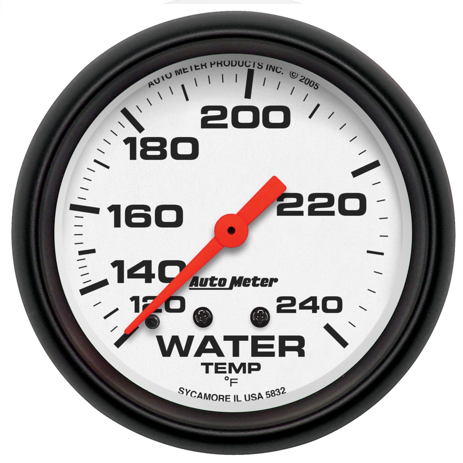 Auto Meter Auto Meter 5832 Phantom; Mechanical Water Temperature Gauge