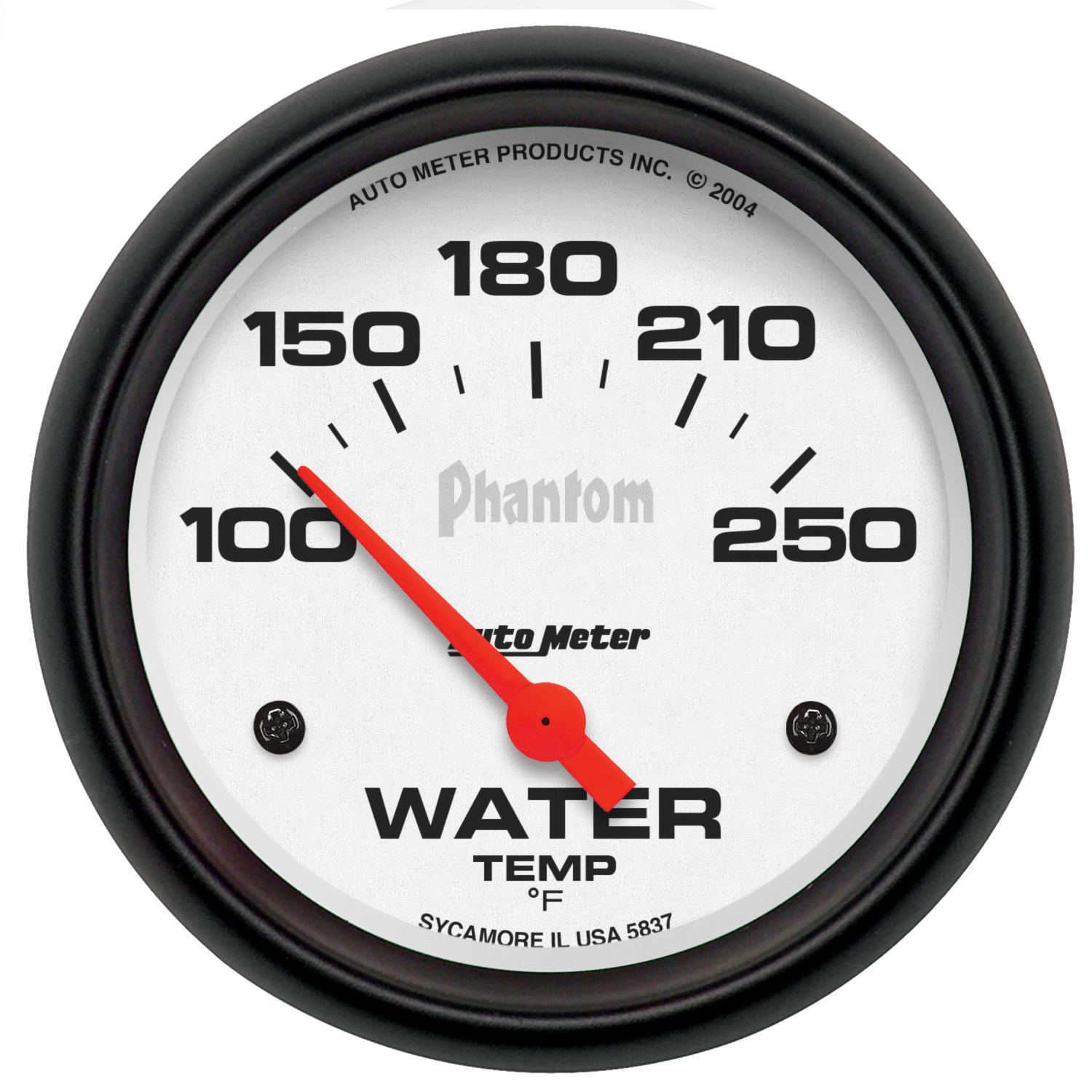 Auto Meter Auto Meter 5837 Phantom; Electric Water Temperature Gauge