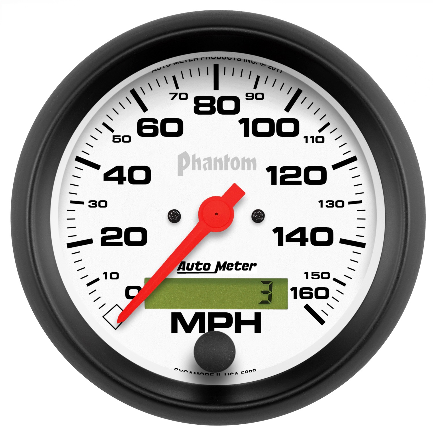 Auto Meter Auto Meter 5888 Phantom; In-Dash Electric Speedometer