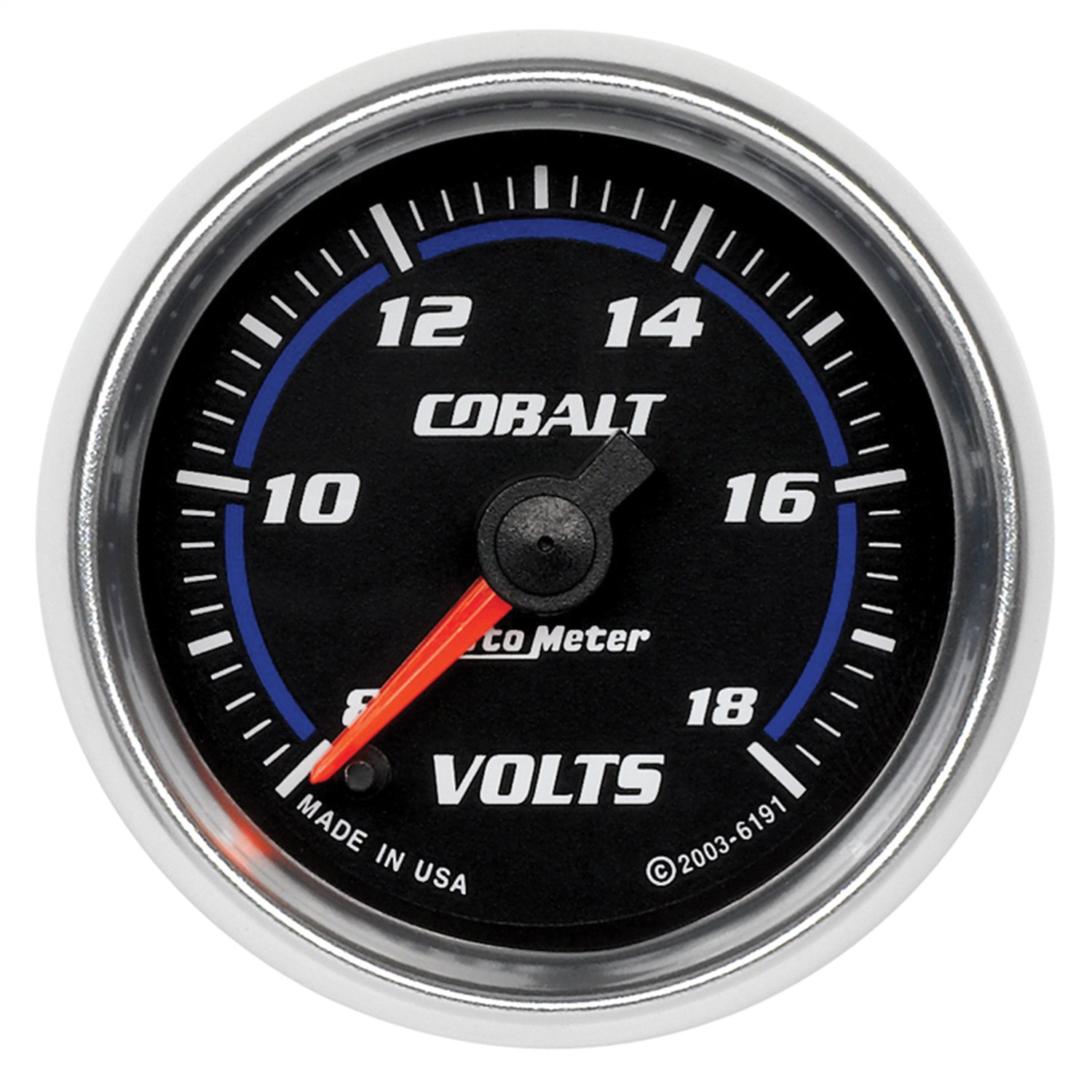 Auto Meter Auto Meter 6191 Cobalt; Electric Voltmeter Gauge