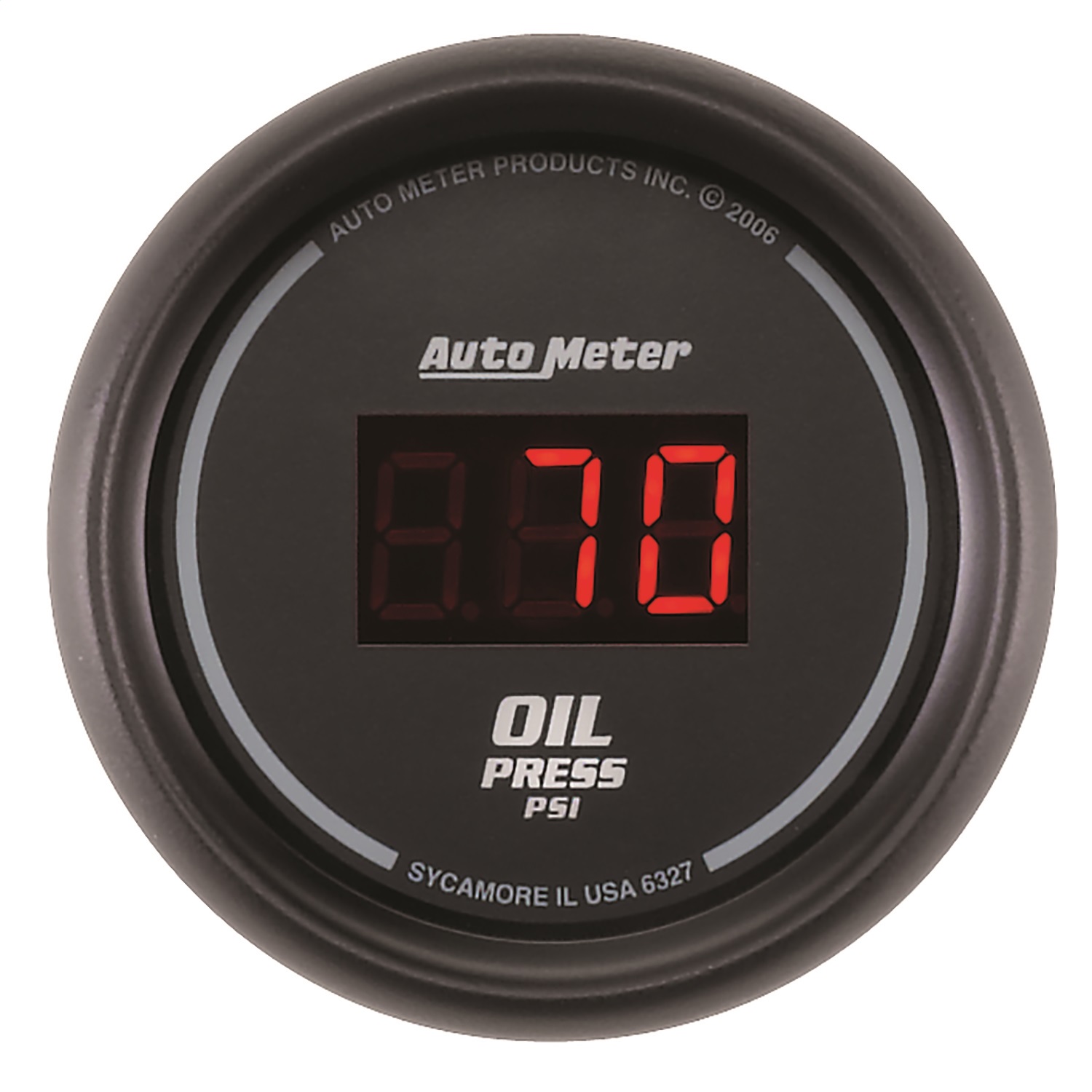 Auto Meter Auto Meter 6327 Sport-Comp; Digital Oil Pressure Gauge