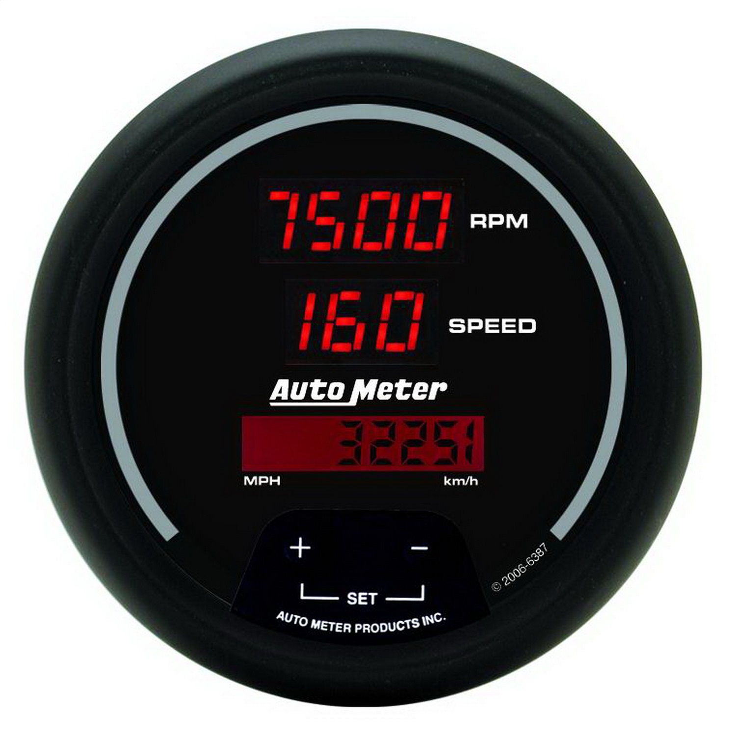 Auto Meter Auto Meter 6387 Sport-Comp; Digital Tach/Speedo Combo