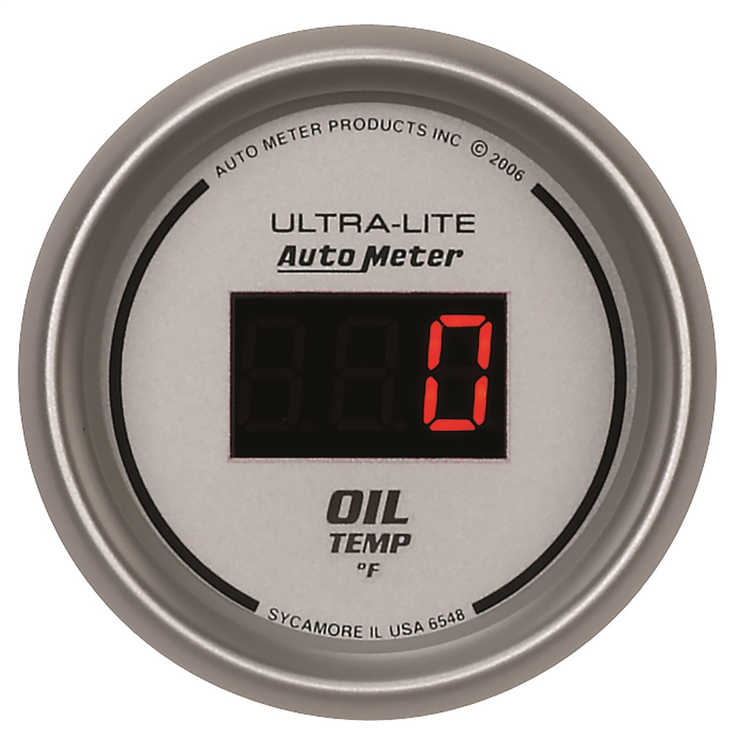 Auto Meter Auto Meter 6548 Ultra-Lite; Digital Oil Temperature Gauge