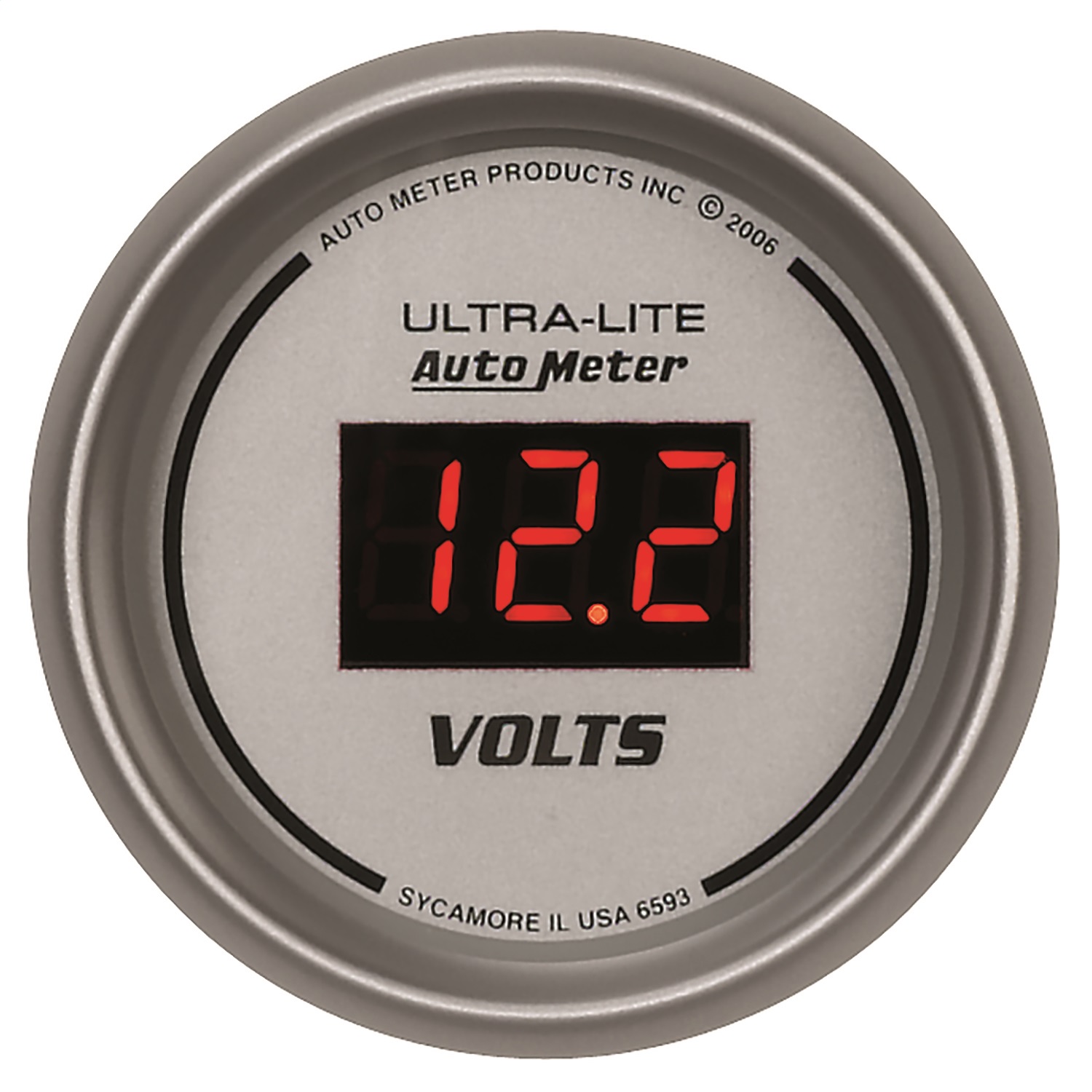 Auto Meter Auto Meter 6593 Ultra-Lite; Digital Voltmeter Gauge