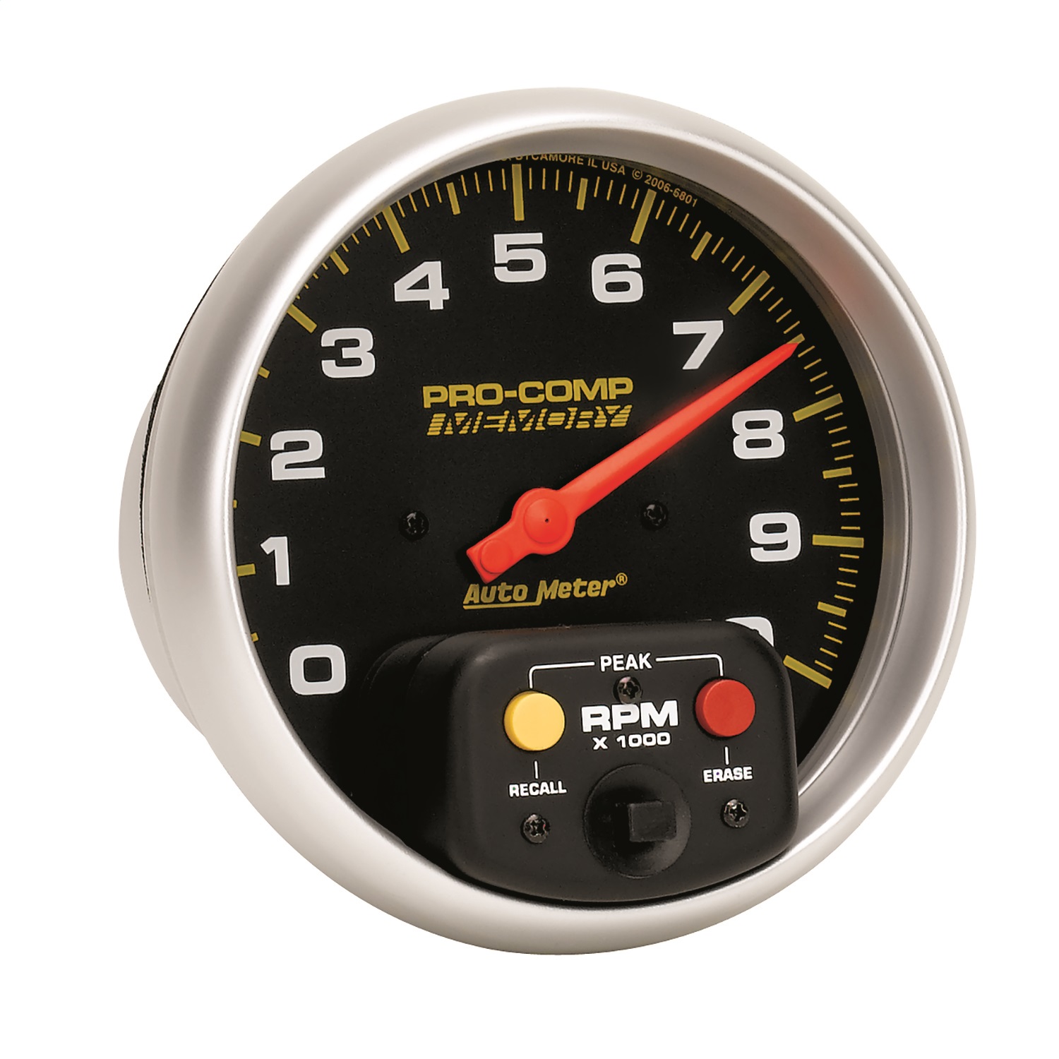AutoMeter 6801 Water Resistant Memory Tachometer eBay