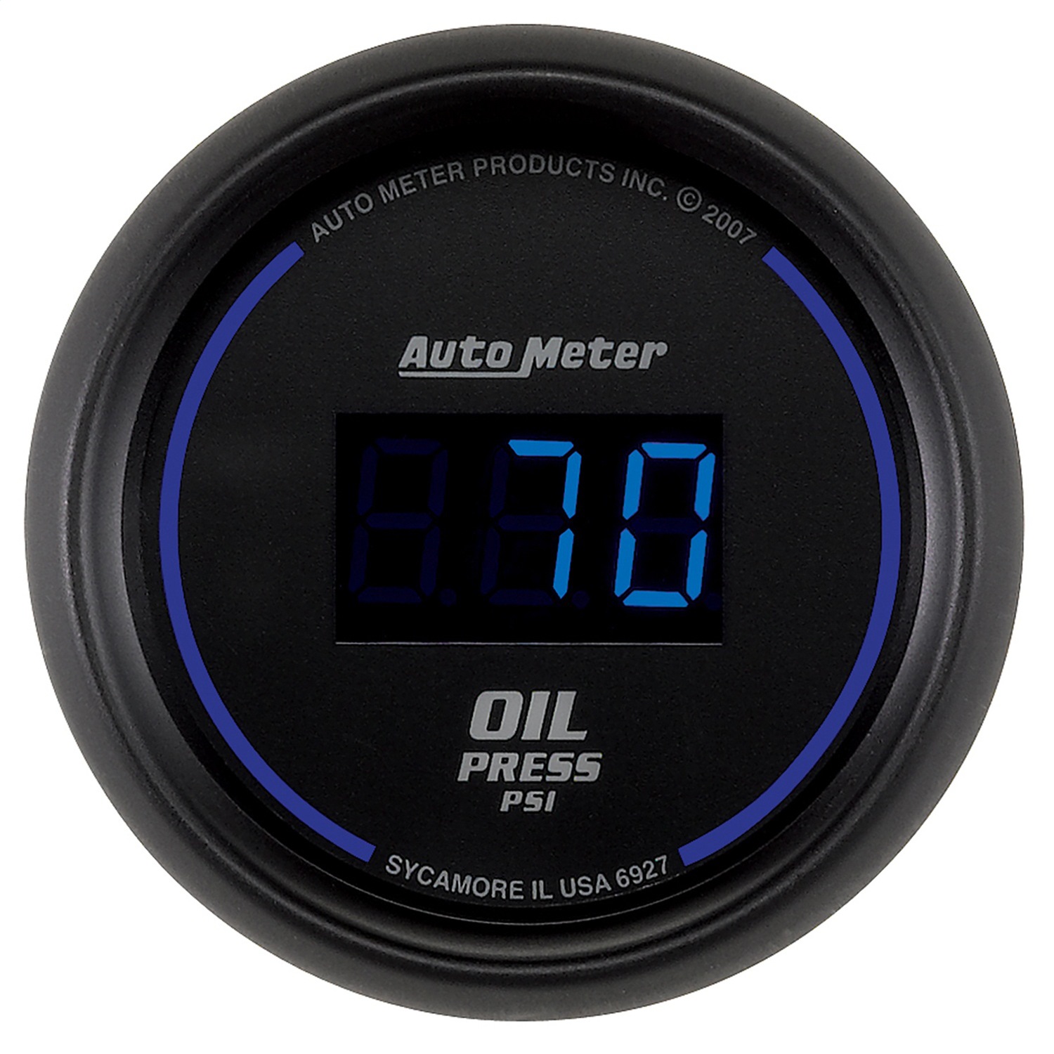 Auto Meter Auto Meter 6927 Cobalt; Digital Oil Pressure Gauge