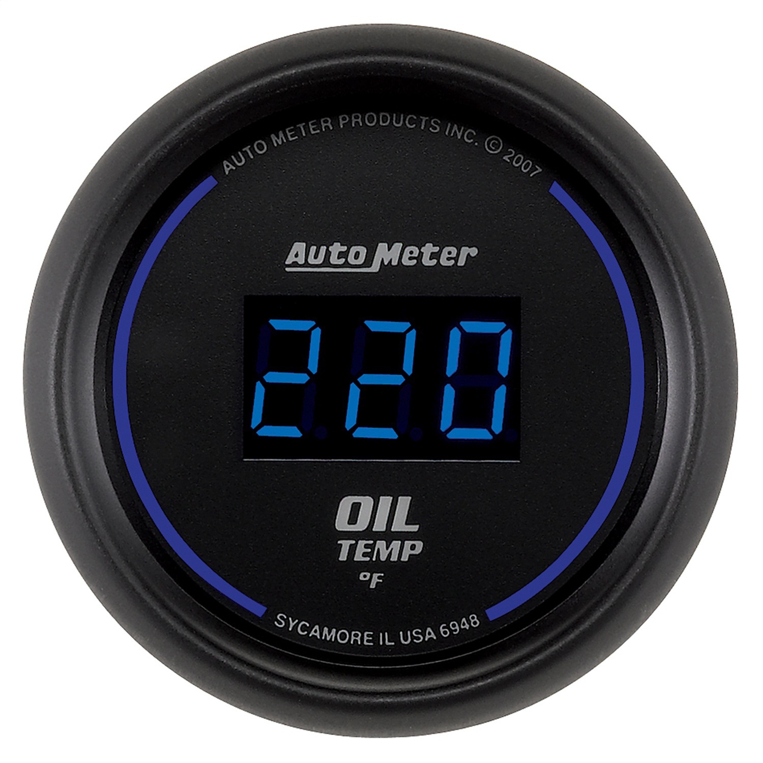 Auto Meter Auto Meter 6948 Cobalt; Digital Oil Temperature Gauge