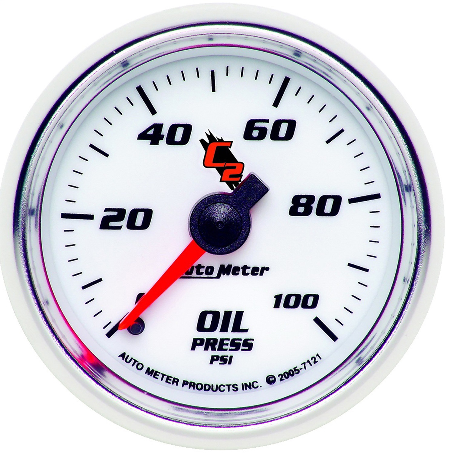 Auto Meter Auto Meter 7121 C2; Mechanical Oil Pressure Gauge