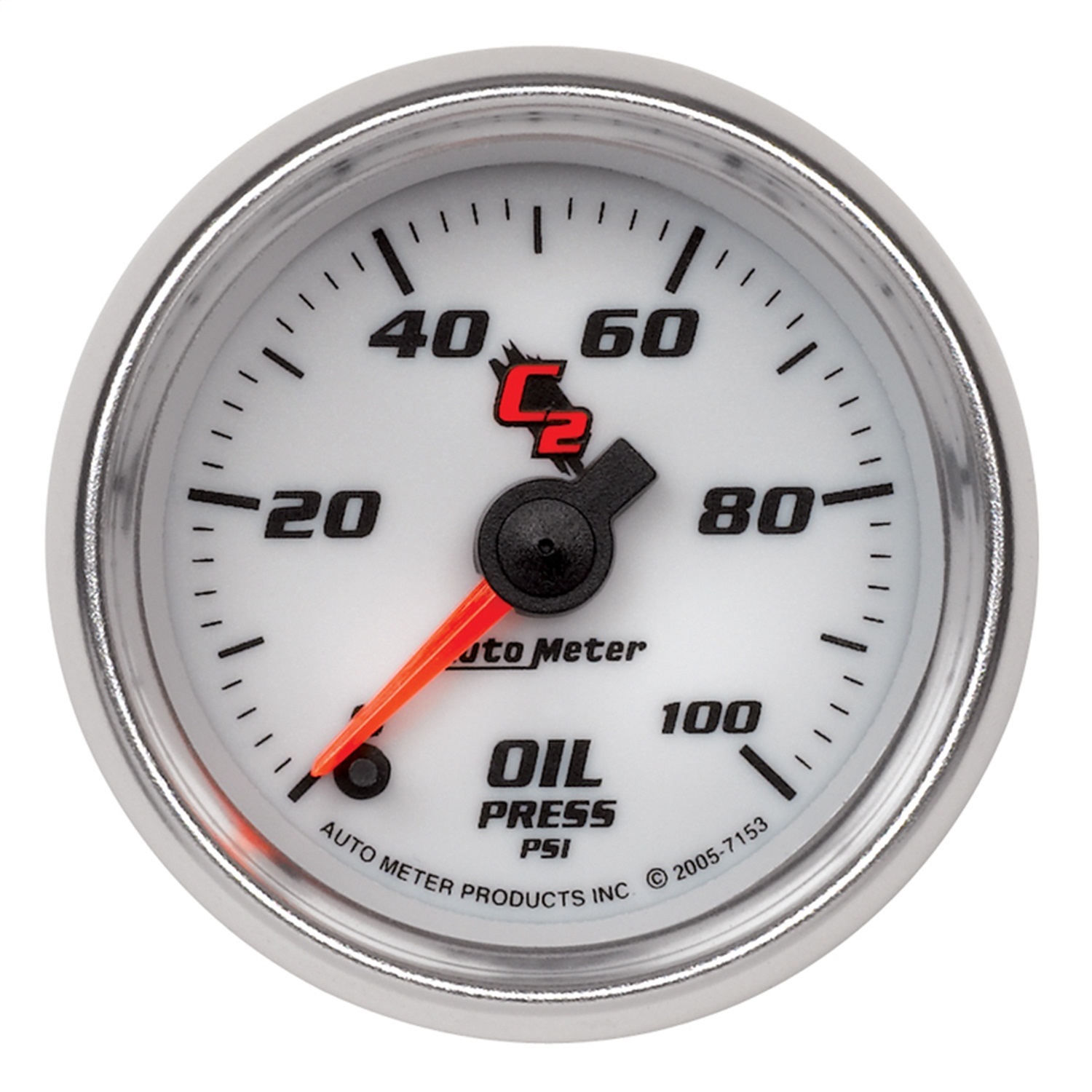 Auto Meter Auto Meter 7153 C2; Electric Oil Pressure Gauge