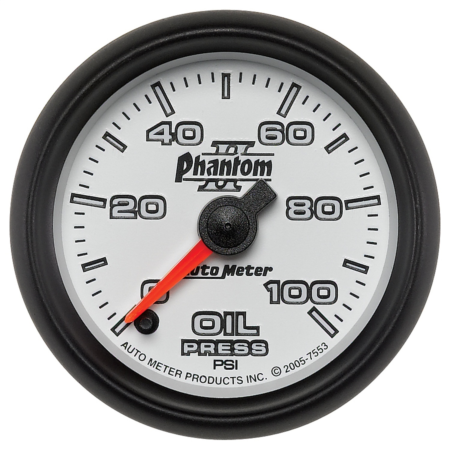 Auto Meter Auto Meter 7553 Phantom II; Electric Oil Pressure Gauge