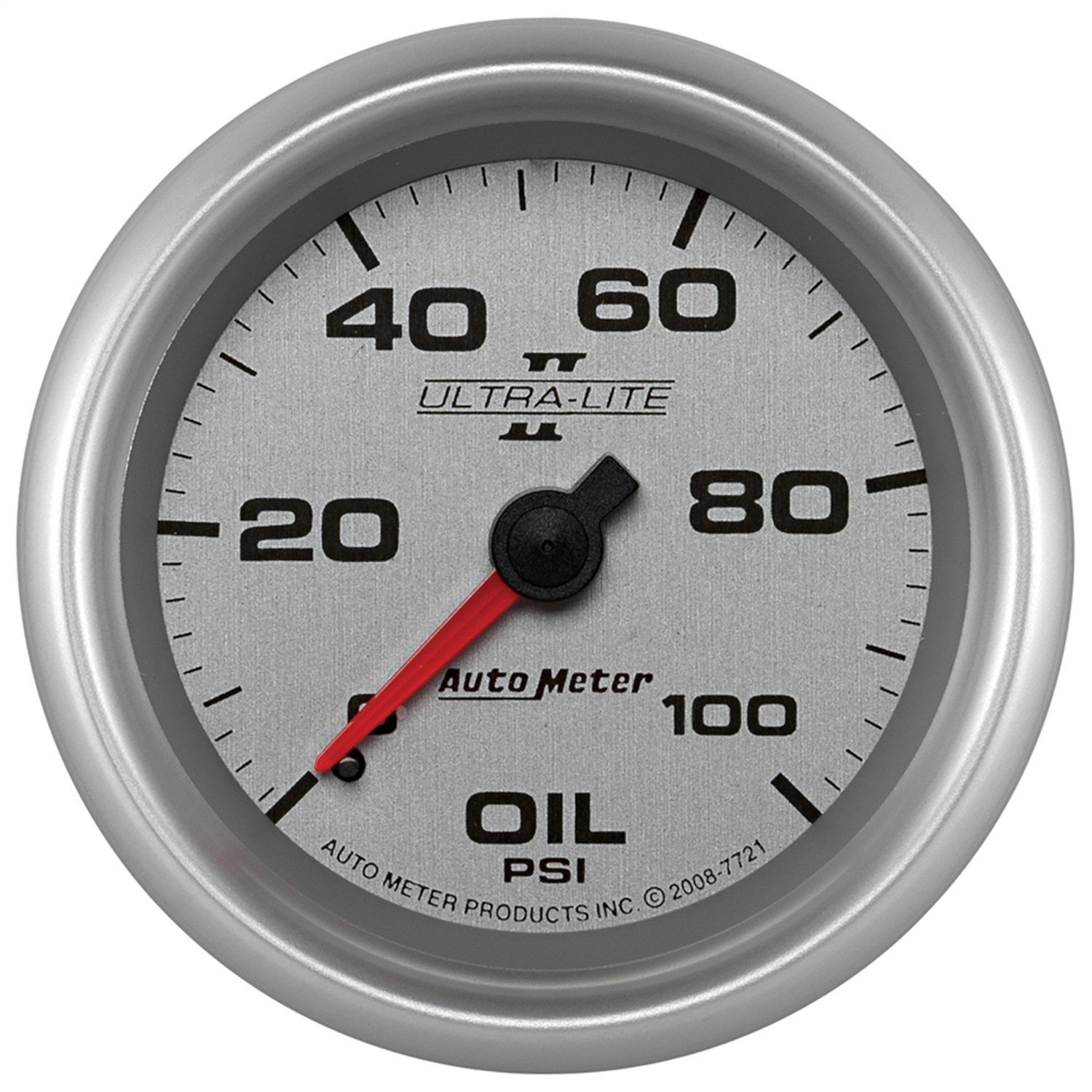 Auto Meter Auto Meter 7721 Ultra-Lite II; Mechanical Oil Pressure Gauge