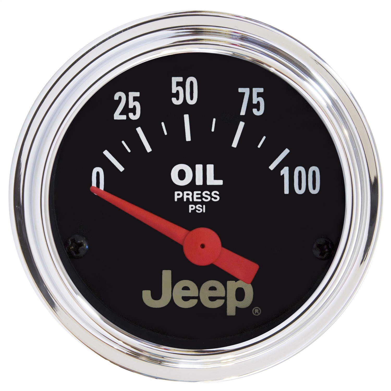 Auto Meter Auto Meter 880240 Jeep; Electric Oil Pressure Gauge