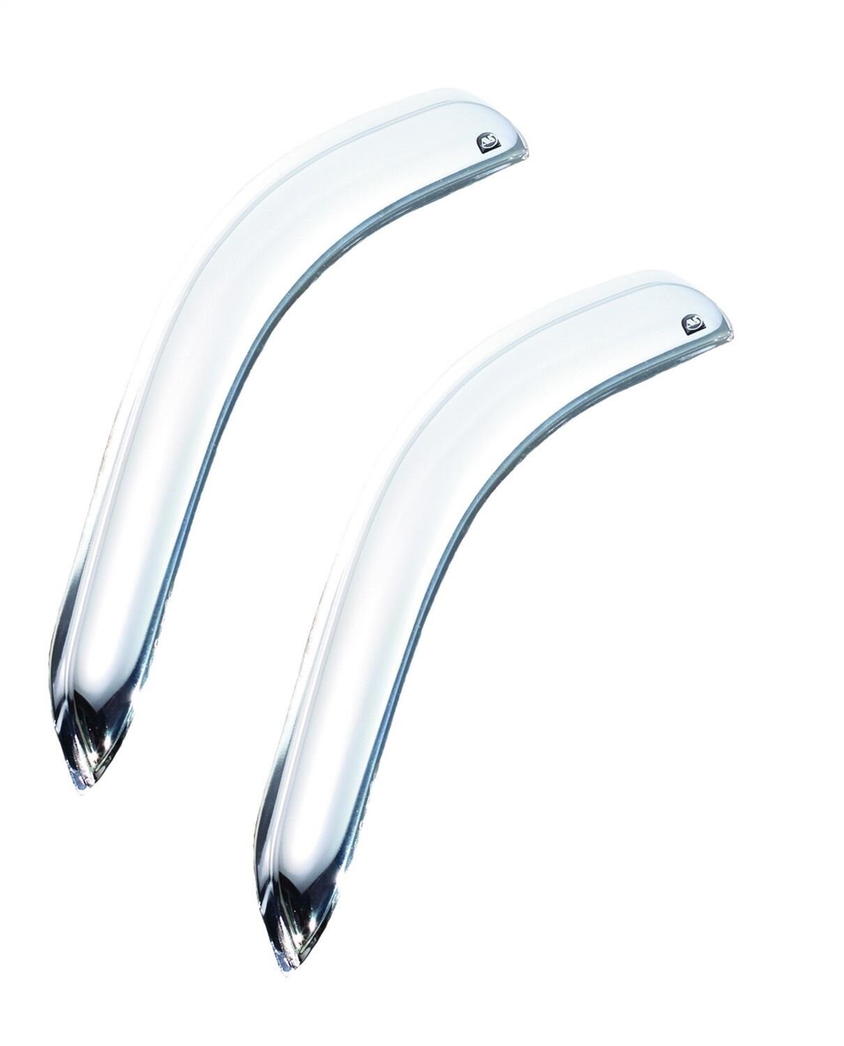 Auto Ventshade Auto Ventshade 682956 Chrome Ventvisor; Deflector 2 pc.