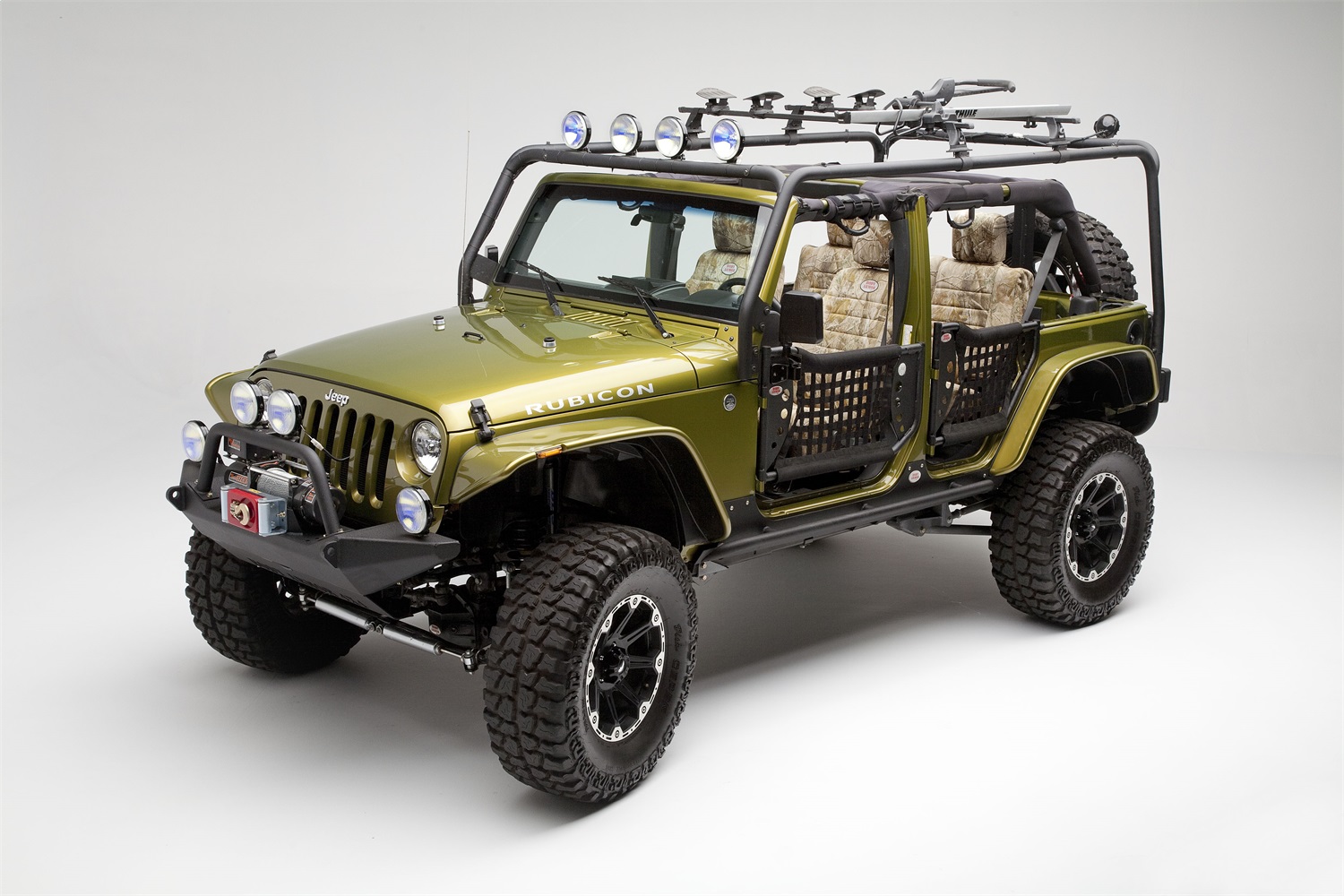 Jeep wrangler jk soft top roof rack #2