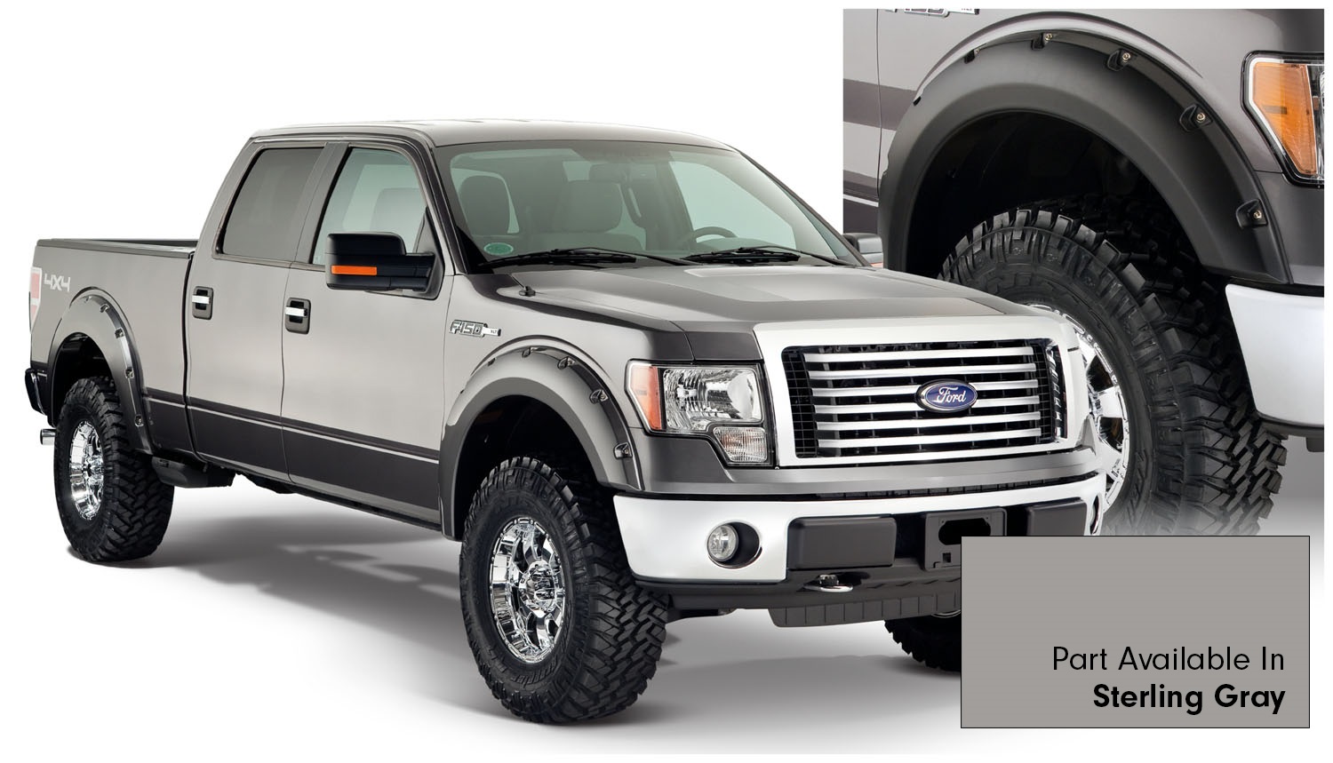 Bushwacker Bushwacker 20929-62 Pocket Style Fender Flares 09-14 F-150