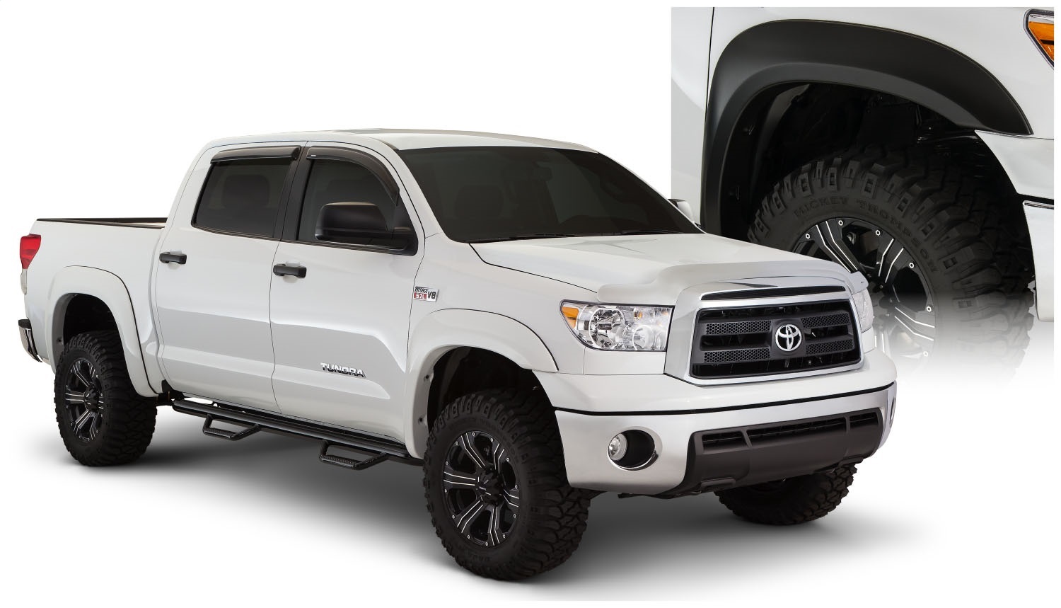 Bushwacker Bushwacker 30916-02 Extend-A-Fender Flares 07-13 Tundra