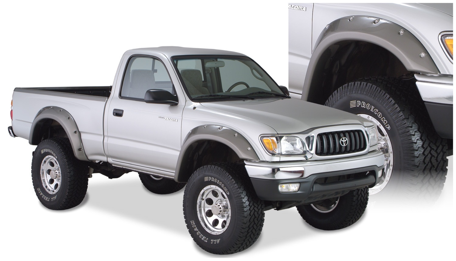 Bushwacker Bushwacker 31919-02 Cut-Out Fender Flares 95-04 Tacoma