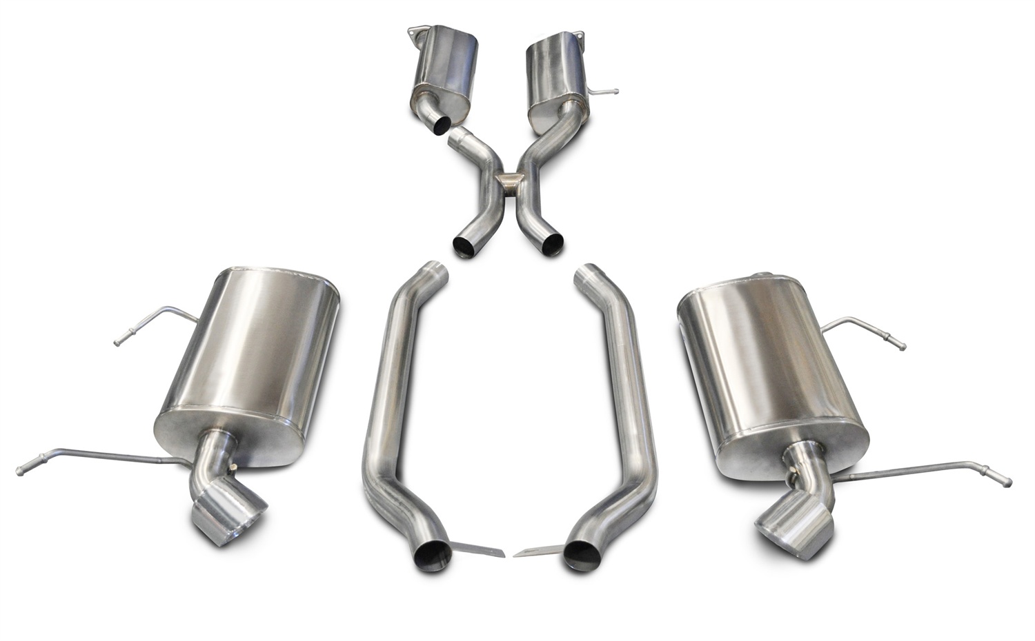 Corsa Performance Corsa Performance 14457 Sport Axle-Back Exhaust System Fits Grand Cherokee (WK2)