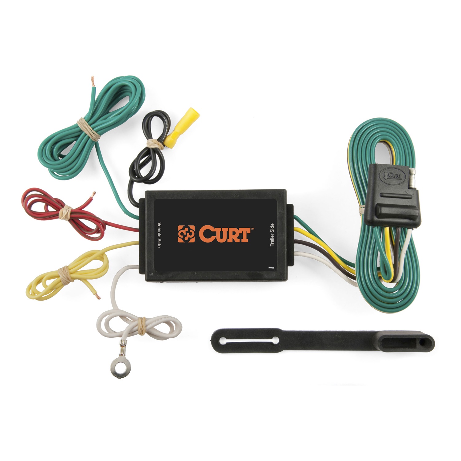 2 of 4 Curt Trailer Hitch & Vehicle Wiring Harness For 07-09 BMW X5 13077 56200 Class