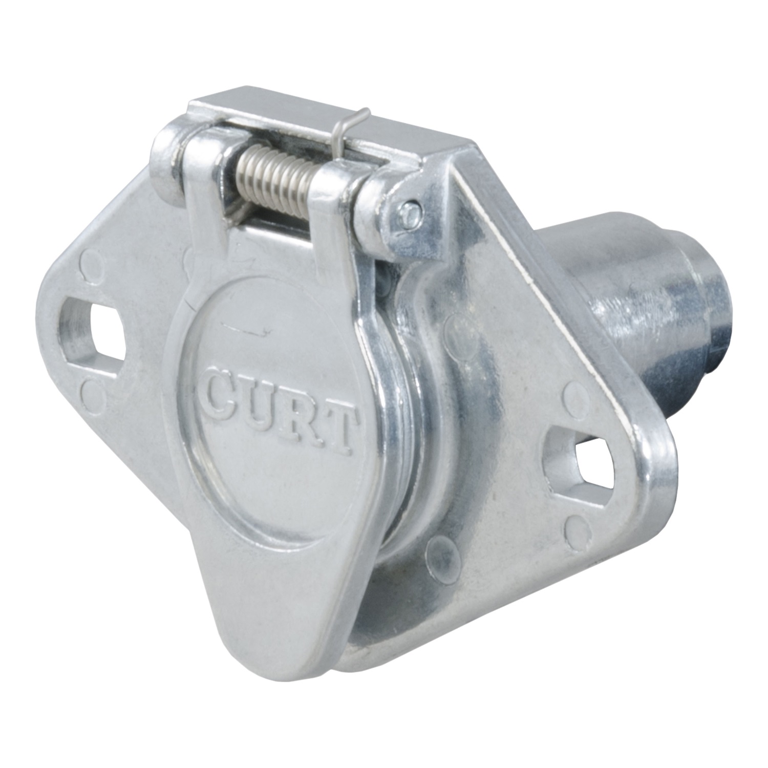 CURT Manufacturing CURT Manufacturing 58071 4-Way Round Wiring Connector  Fits