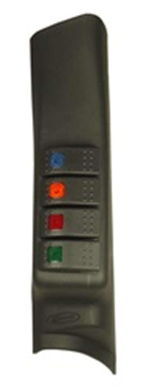 Daystar Daystar KJ71044BK A-Pillar Switch Pod Fits 07-10 Wrangler (JK)