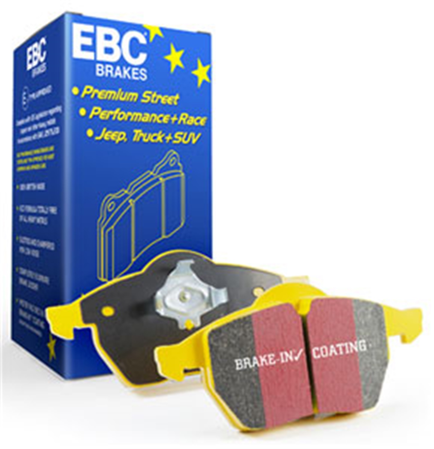 EBC Brakes EBC Brakes DP4627R Yellowstuff Street And Track Brake Pads Fits