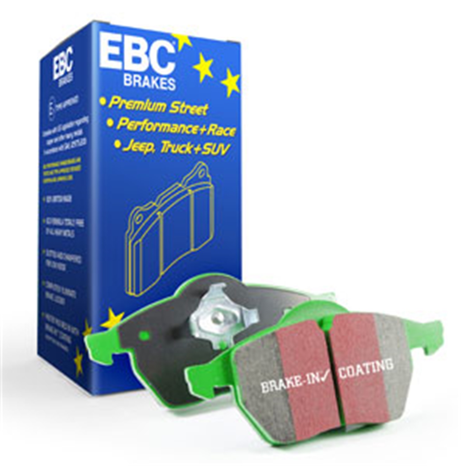 EBC Brakes EBC Brakes DP61893 EBC 6000 Series Greenstuff Truck/SUV Brakes; Disc Pads