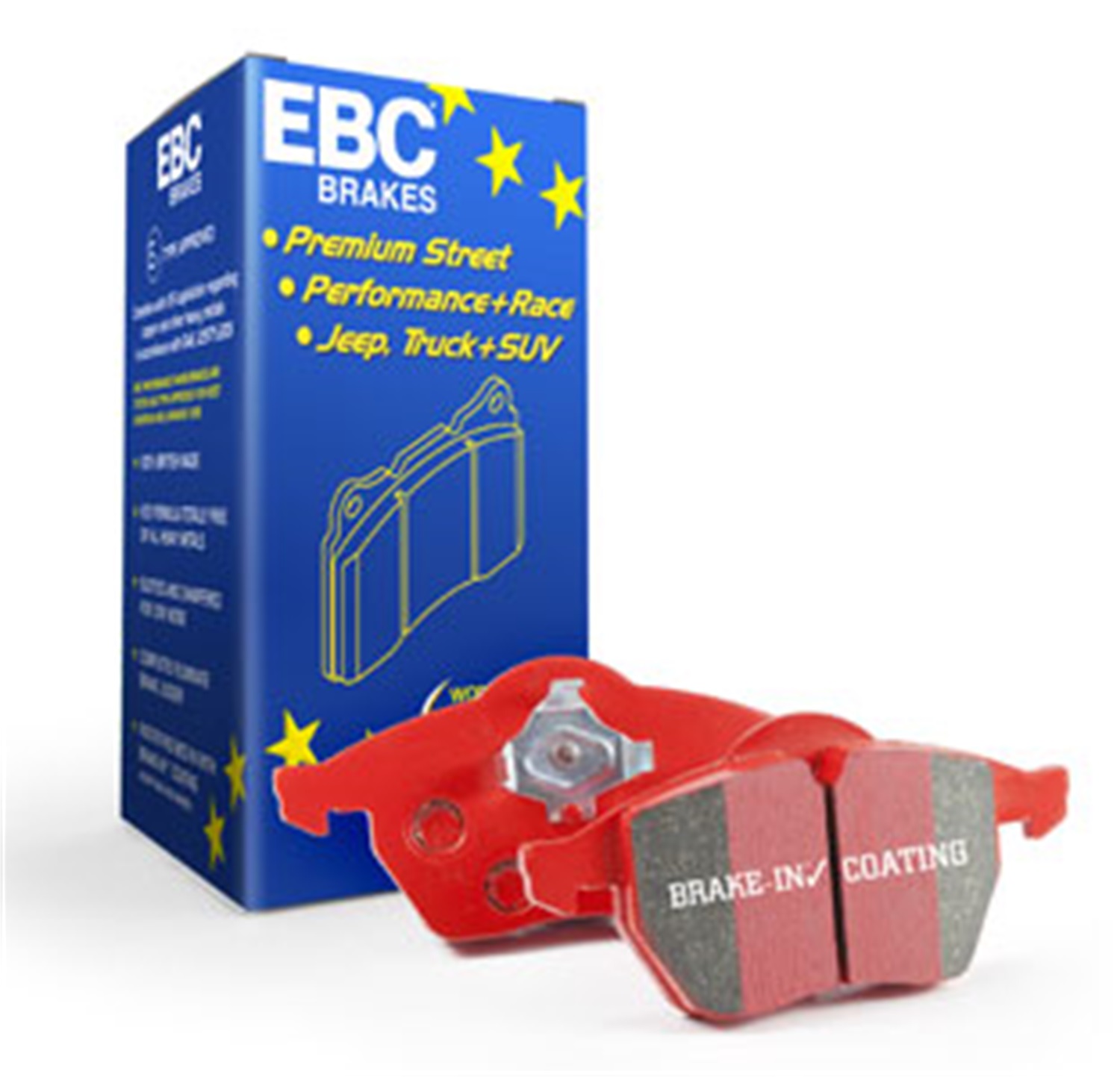 EBC Brakes EBC Brakes DP31619C EBC Redstuff Ceramic Low Dust Brake Pads Fits