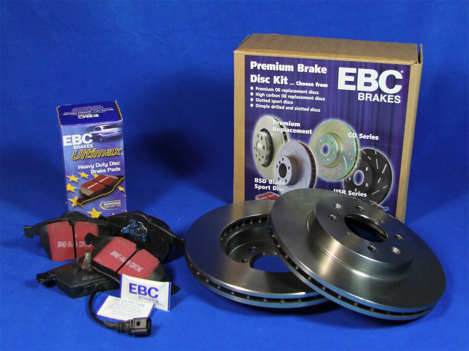 EBC Brakes EBC Brakes S1KF1472 Stage 1 Premium Street Brake Kit Fits 08-10 9-3