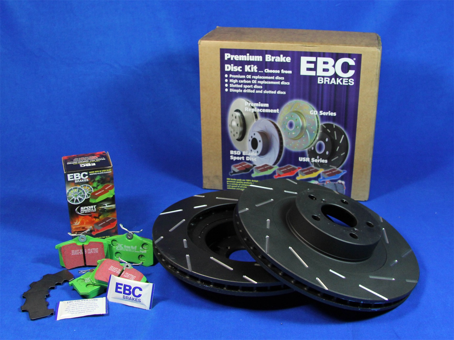 EBC Brakes EBC Brakes S2KF1063 Stage 2 Sport Brake Kit Fits