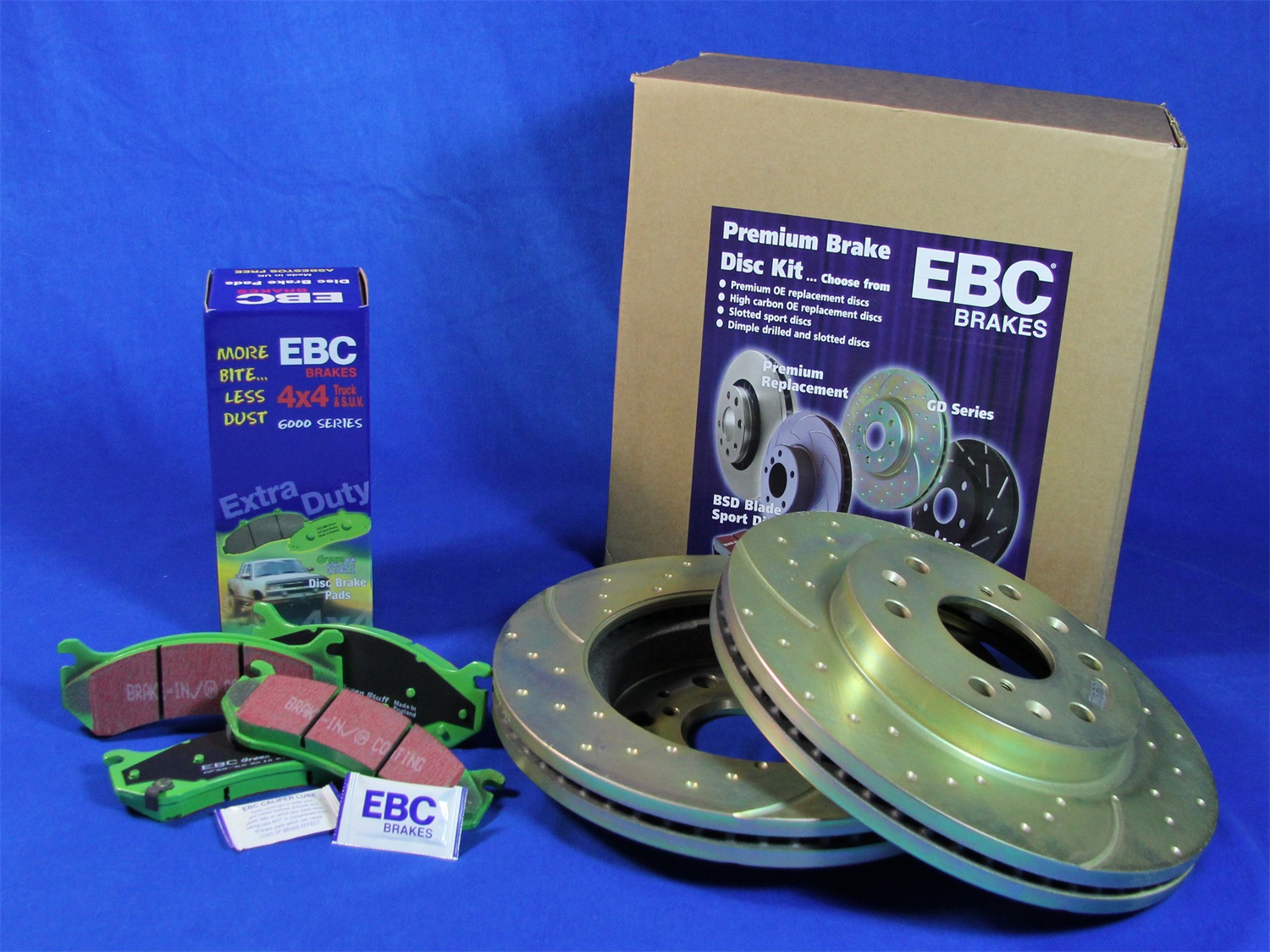 EBC Brakes EBC Brakes S3KF1219 Stage 3 Truck and SUV Brake Kit Fits