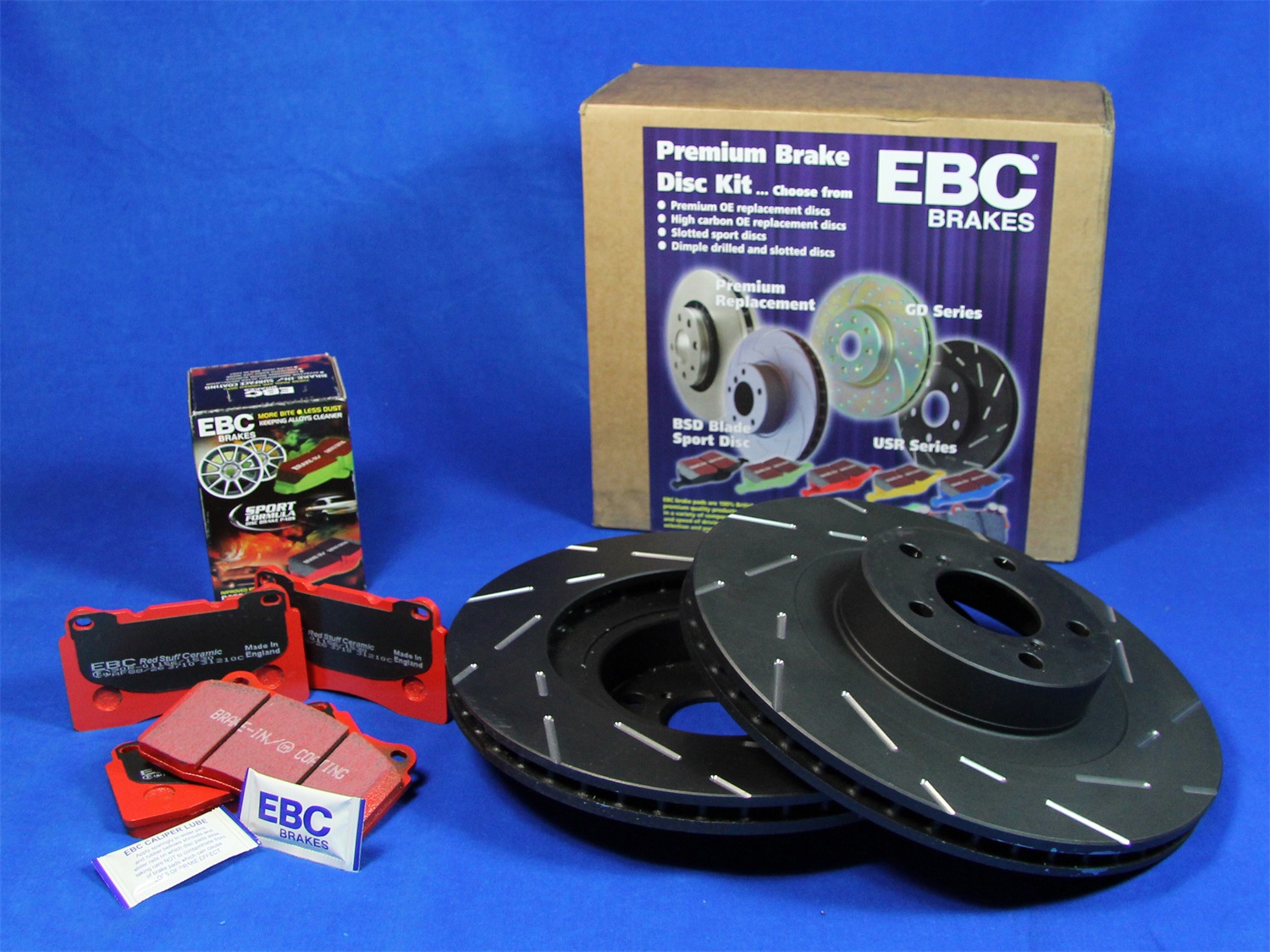 EBC Brakes EBC Brakes S4KF1358 Stage 4 Signature Brake Kit Fits