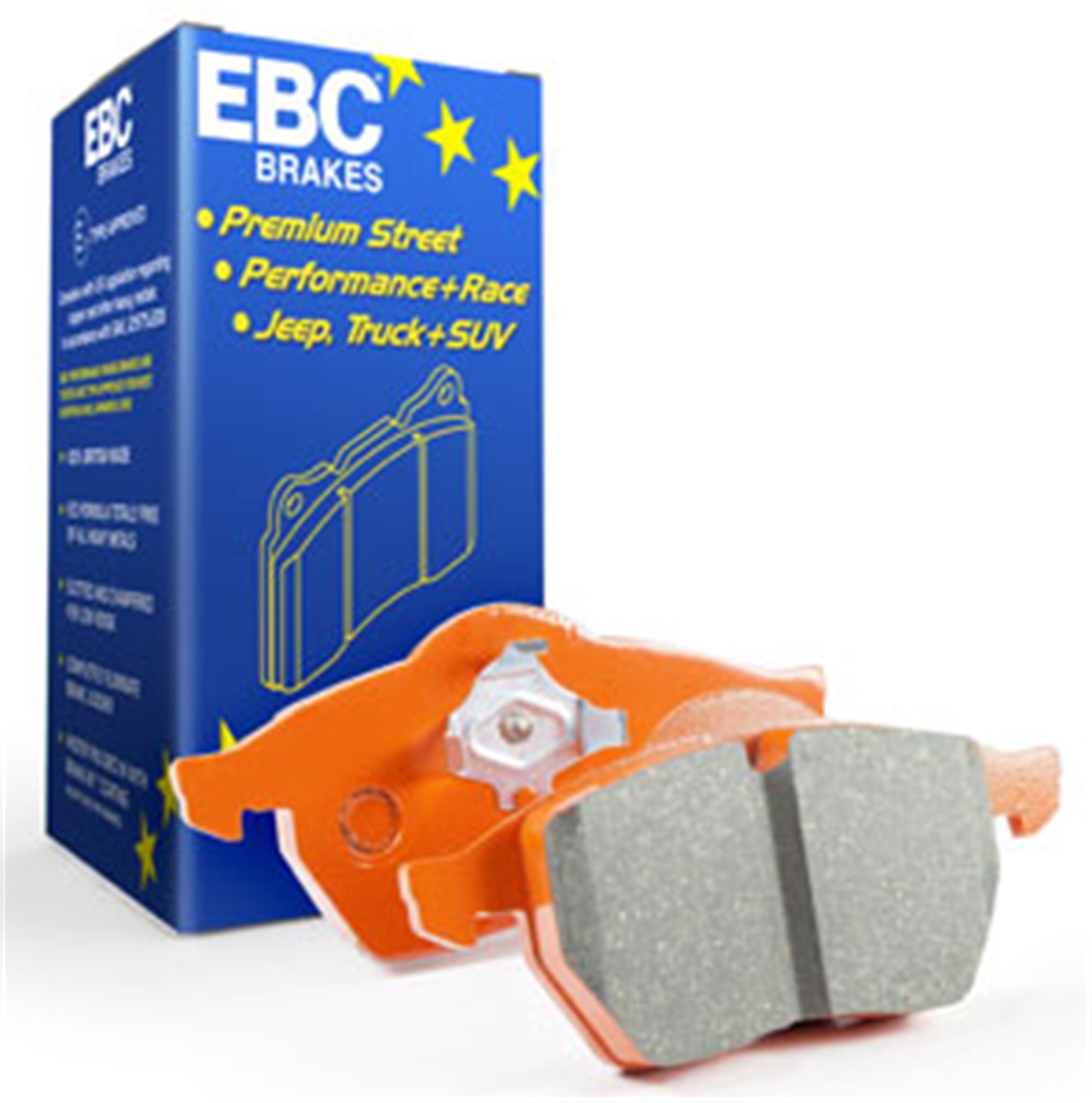 EBC Brakes EBC Brakes DP91687 EBC Orangestuff 9000 Series Race Brake Pads