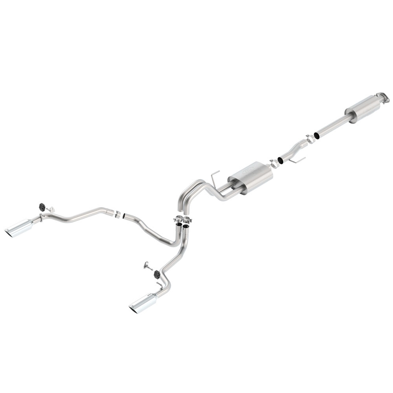 Ford Racing Ford Racing M-5200-F1527DTC Cat-Back Exhaust System Fits 15 F-150