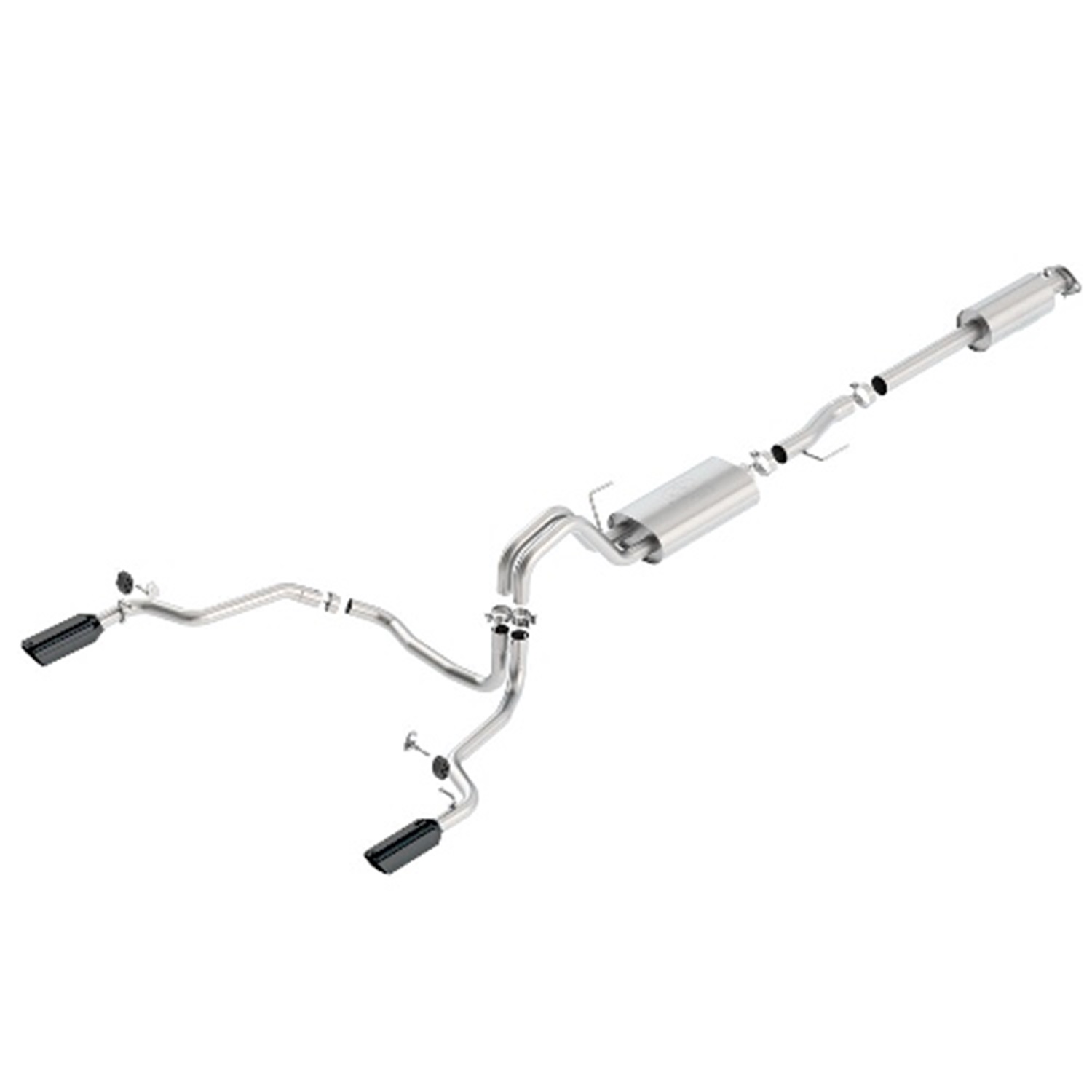 Ford Racing Ford Racing M-5200-F1535DTB Cat-Back Exhaust System Fits 15 F-150