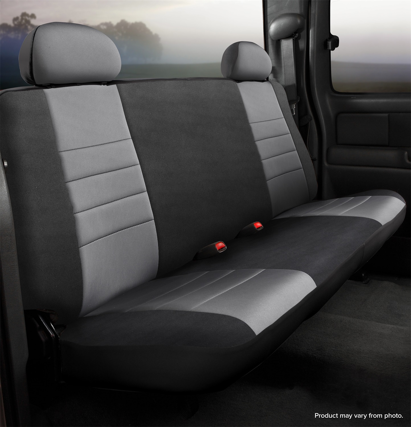 Fia NP92 10GRAY Neo Neoprene Custom Fit Truck Seat Covers